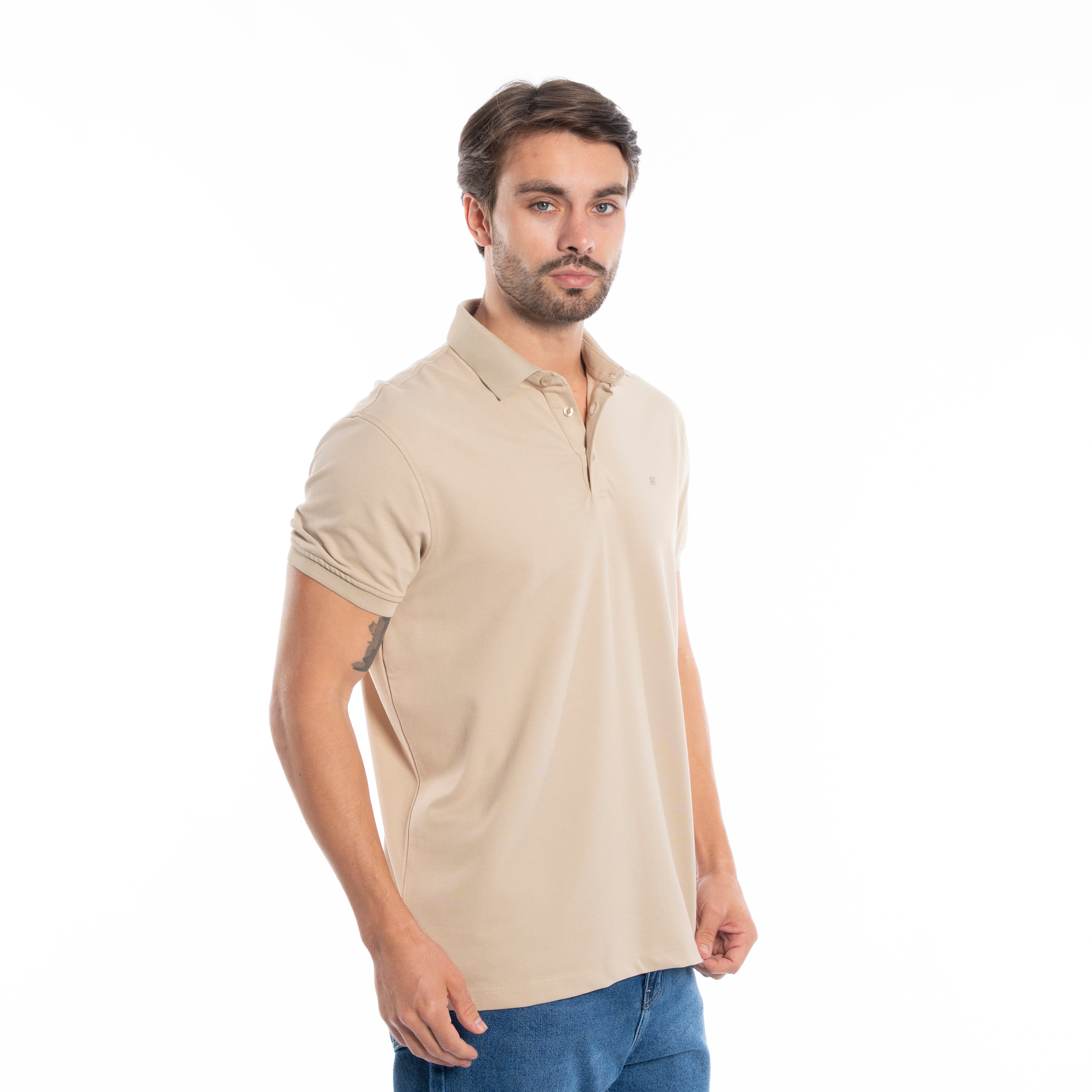 Polo T-shirt - Men - Plain