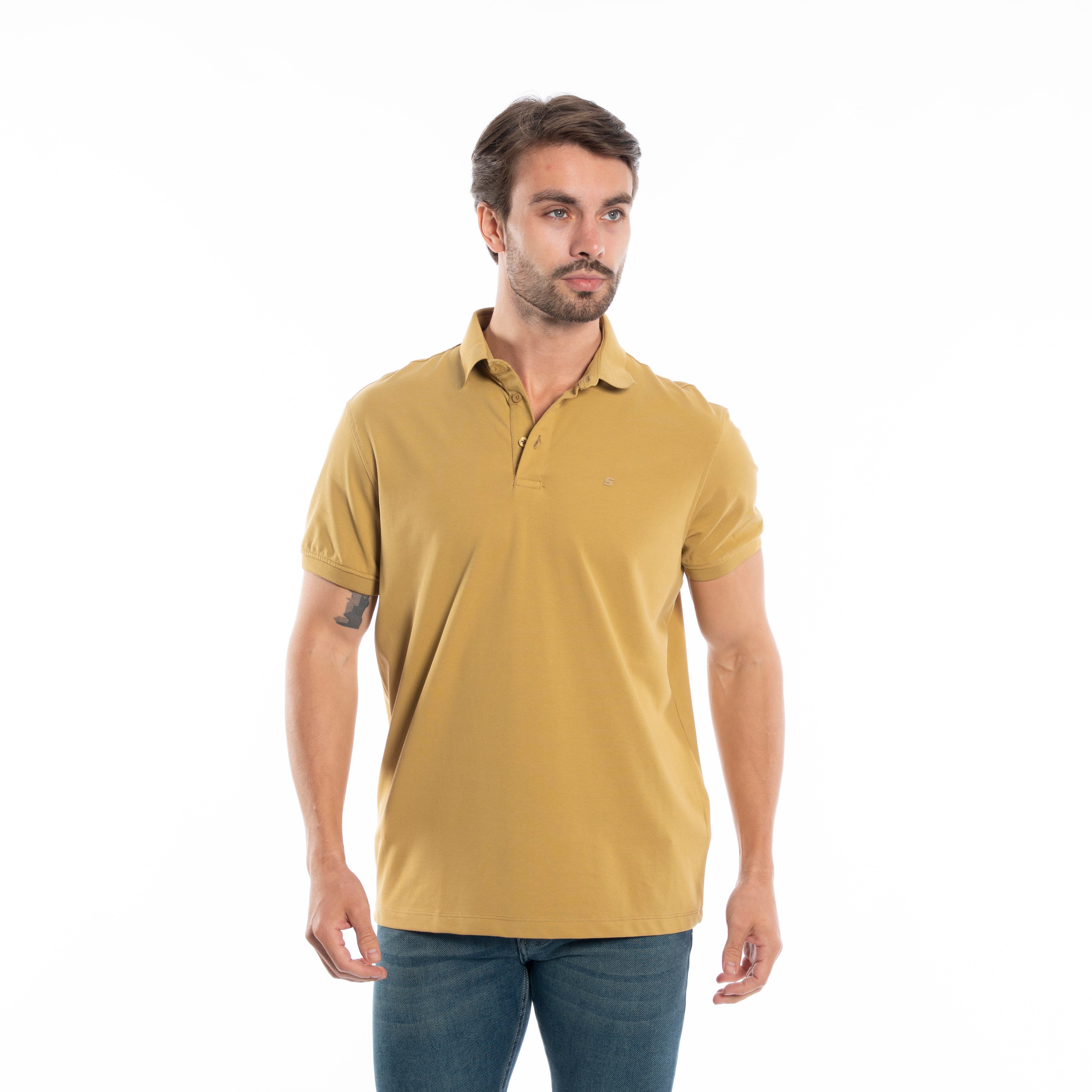 Polo T-shirt - Men - Plain
