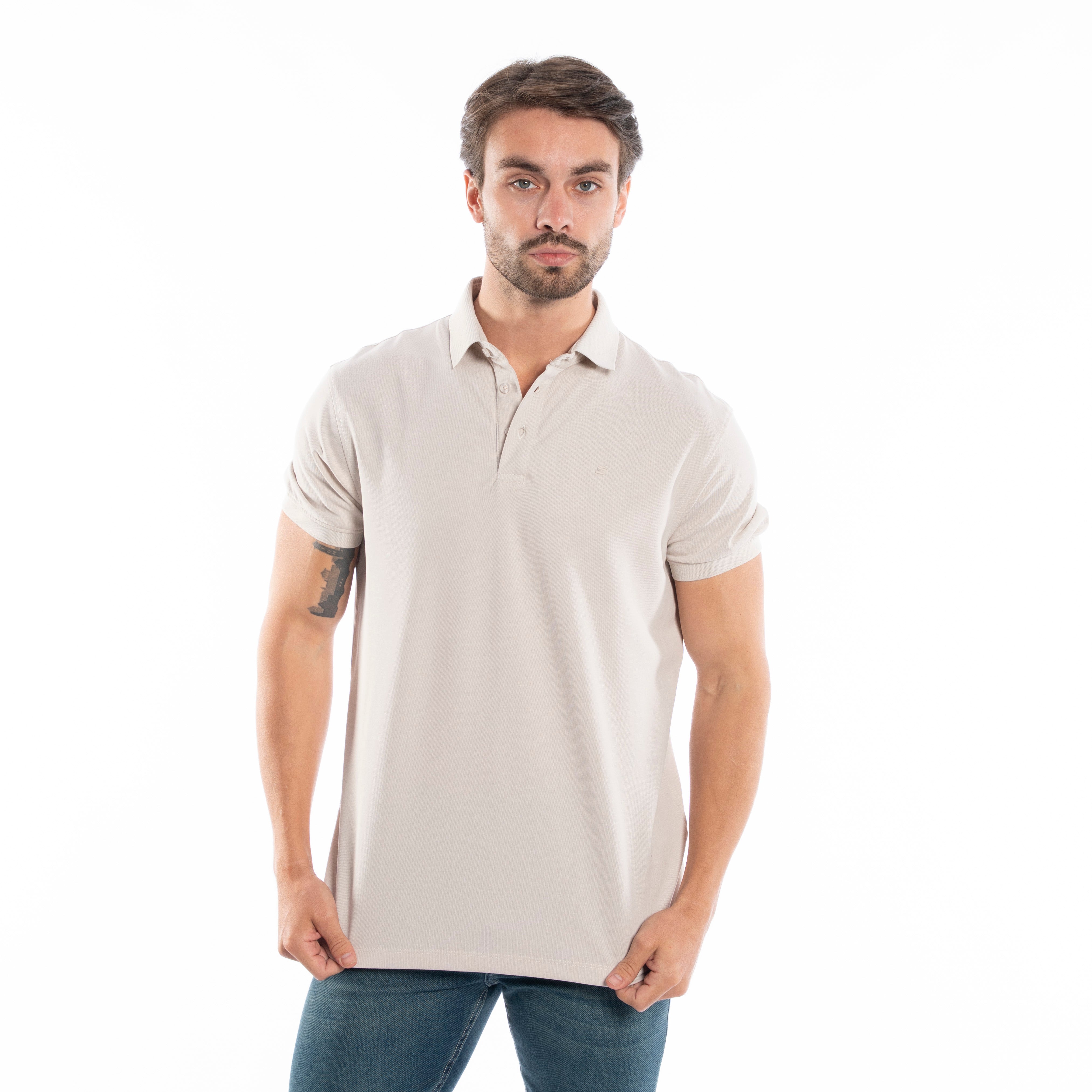Polo T-shirt - Men - Plain