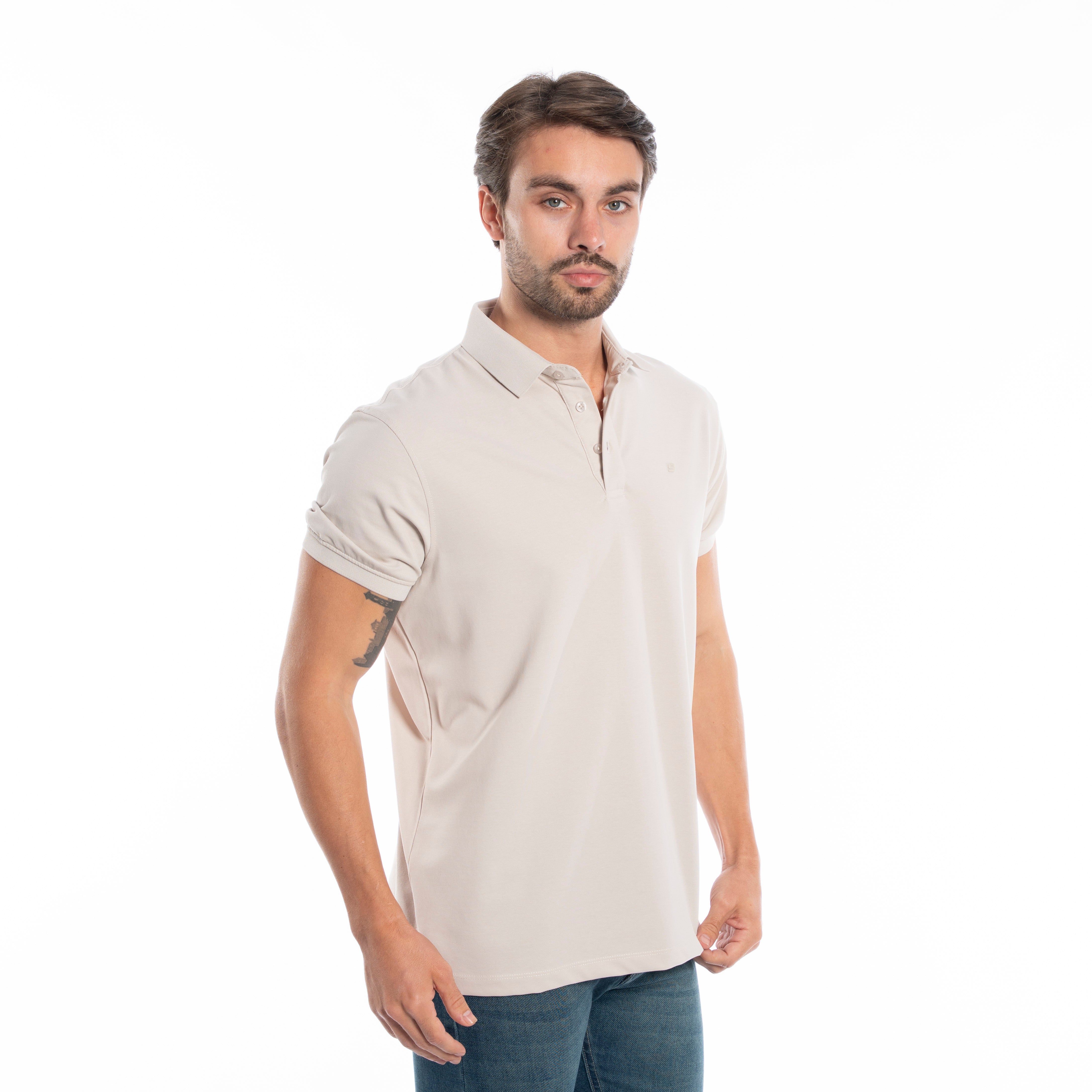 Polo T-shirt - Men - Plain