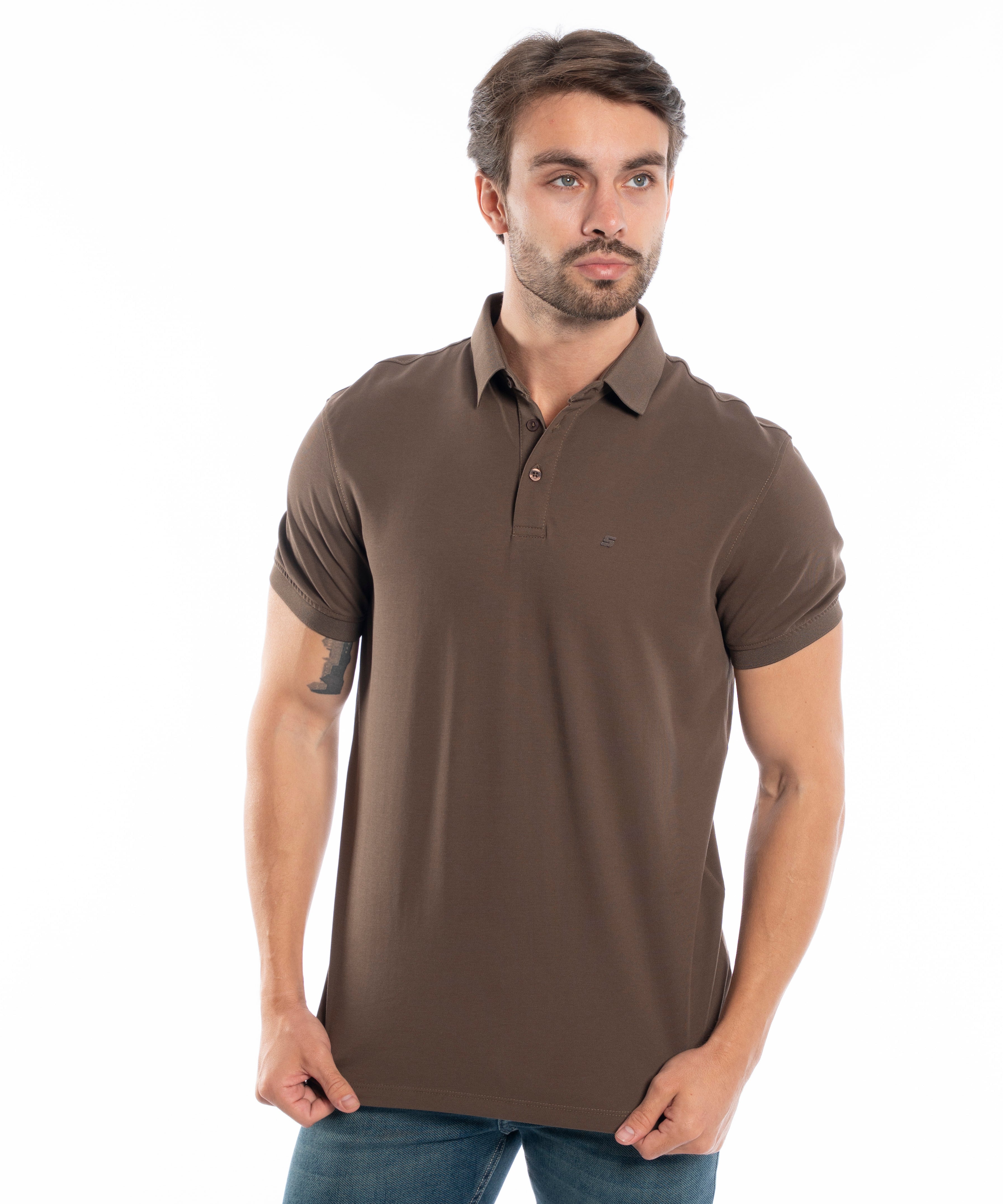 Polo T-shirt - Men - Plain