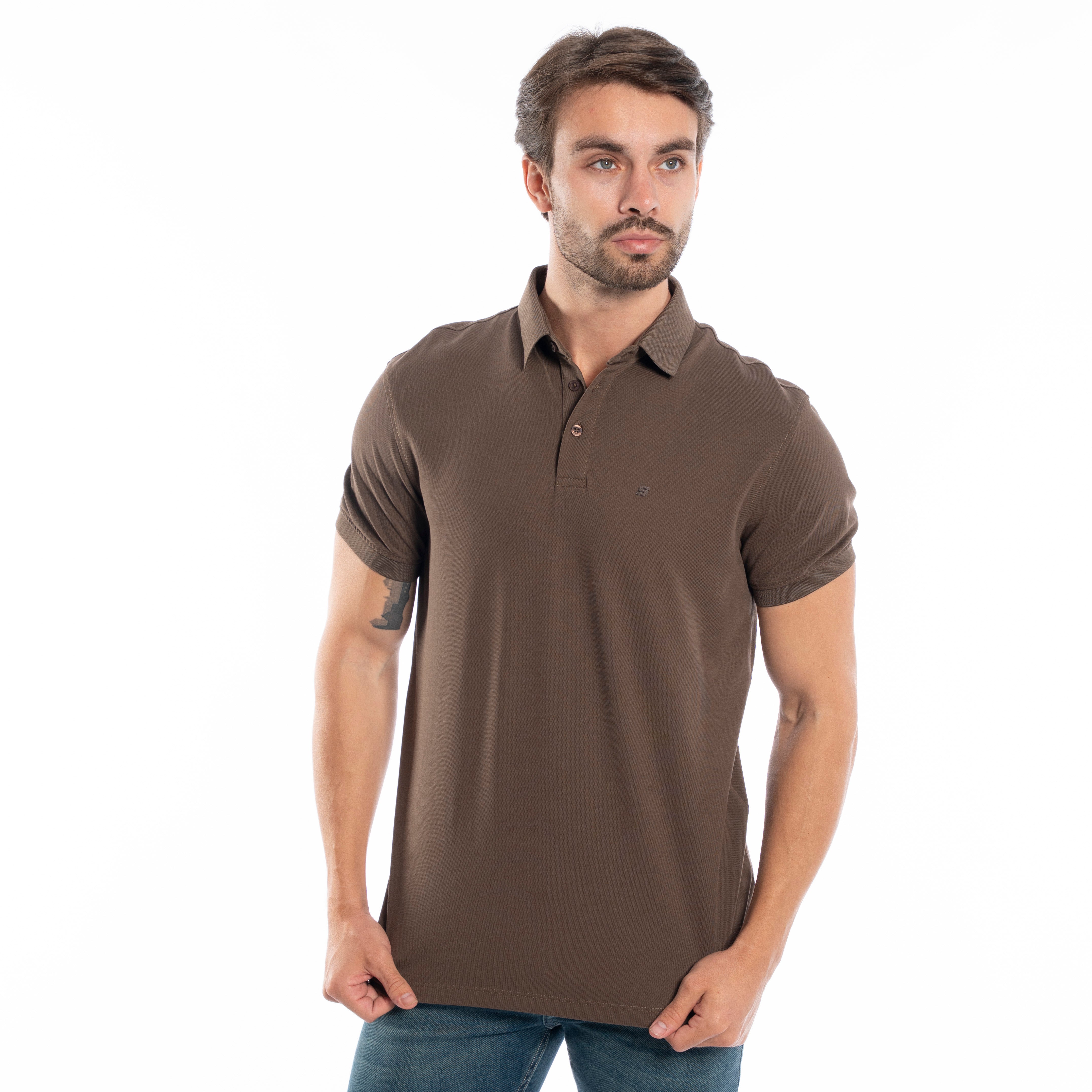 Polo T-shirt - Men - Plain