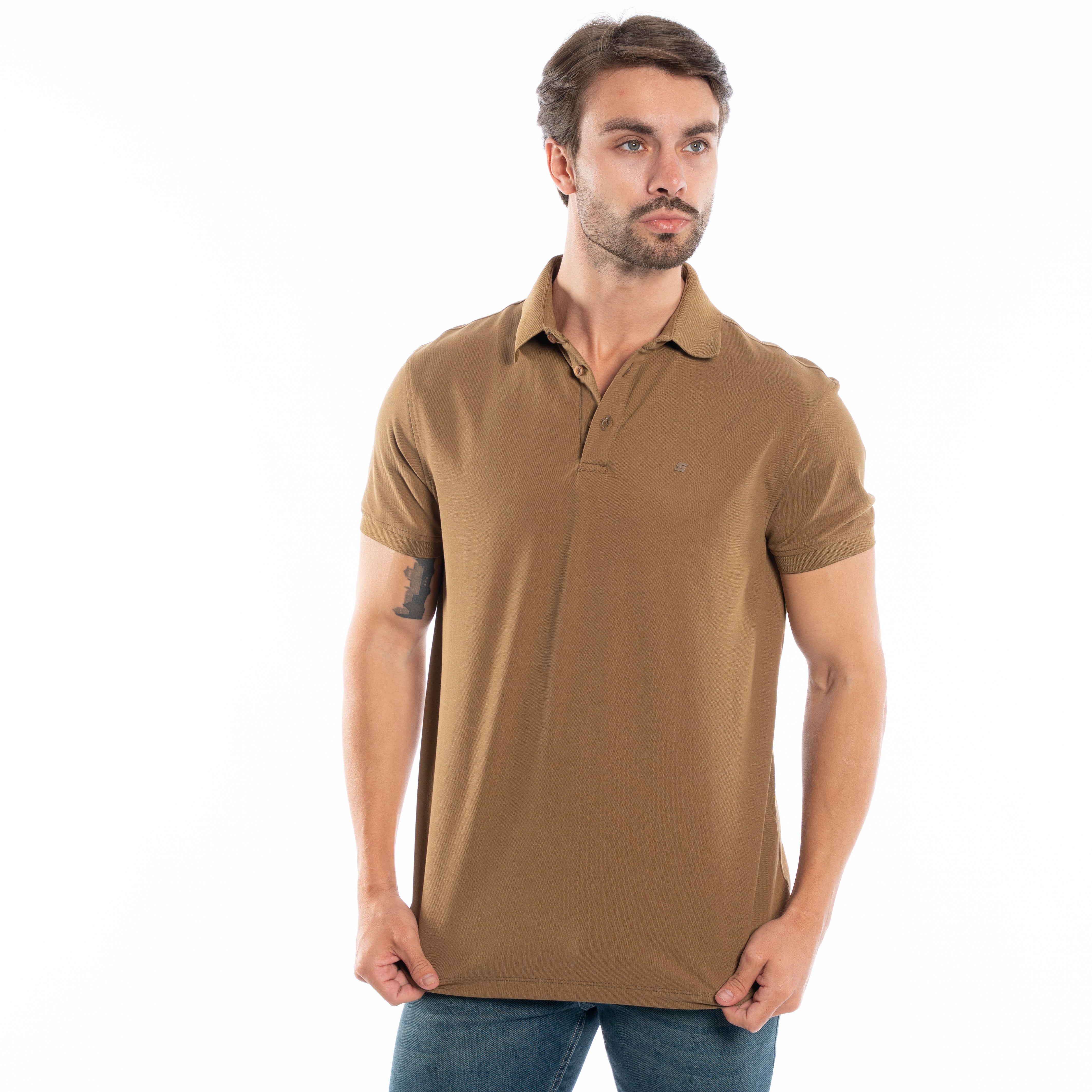 Polo T-shirt - Men - Plain