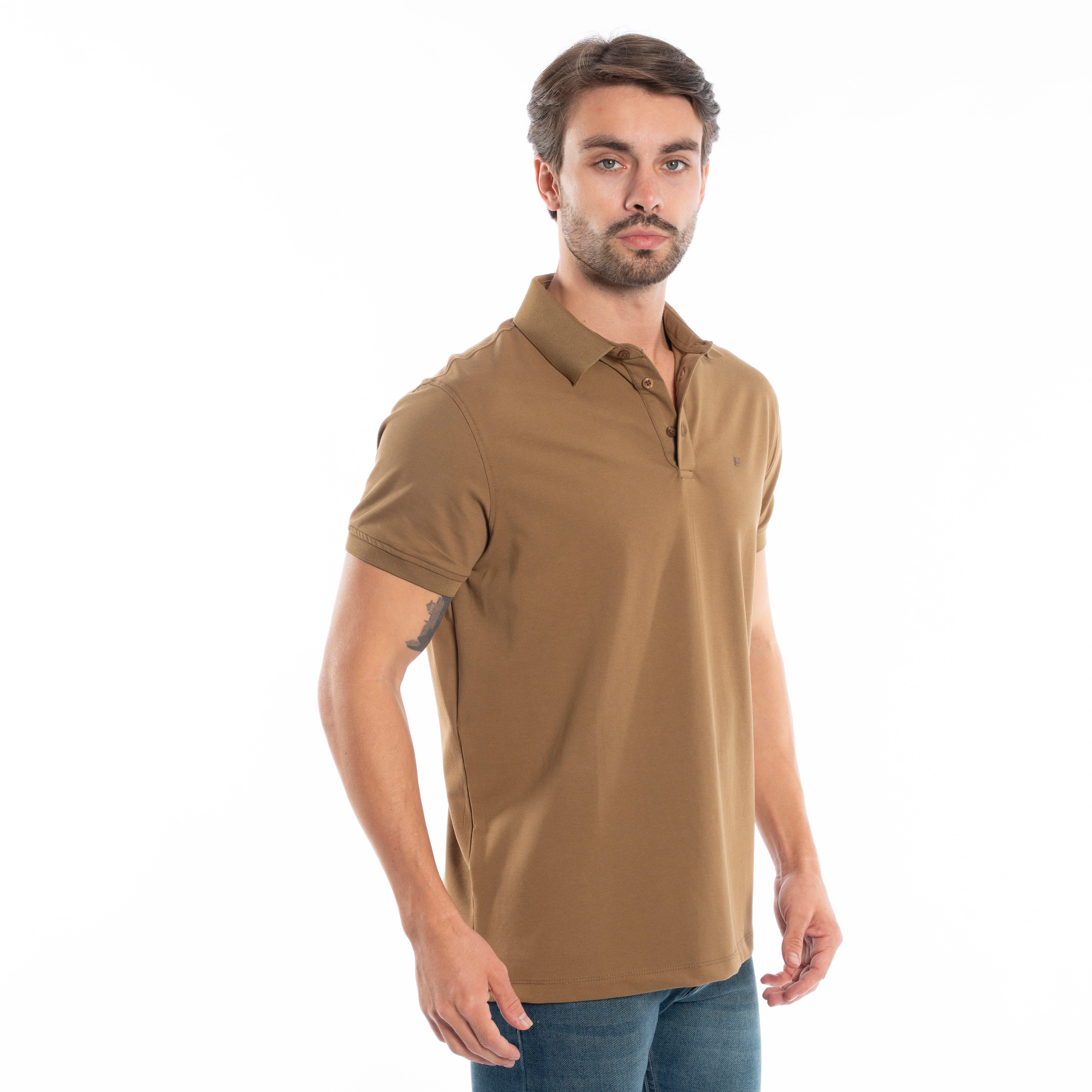 Polo T-shirt - Men - Plain