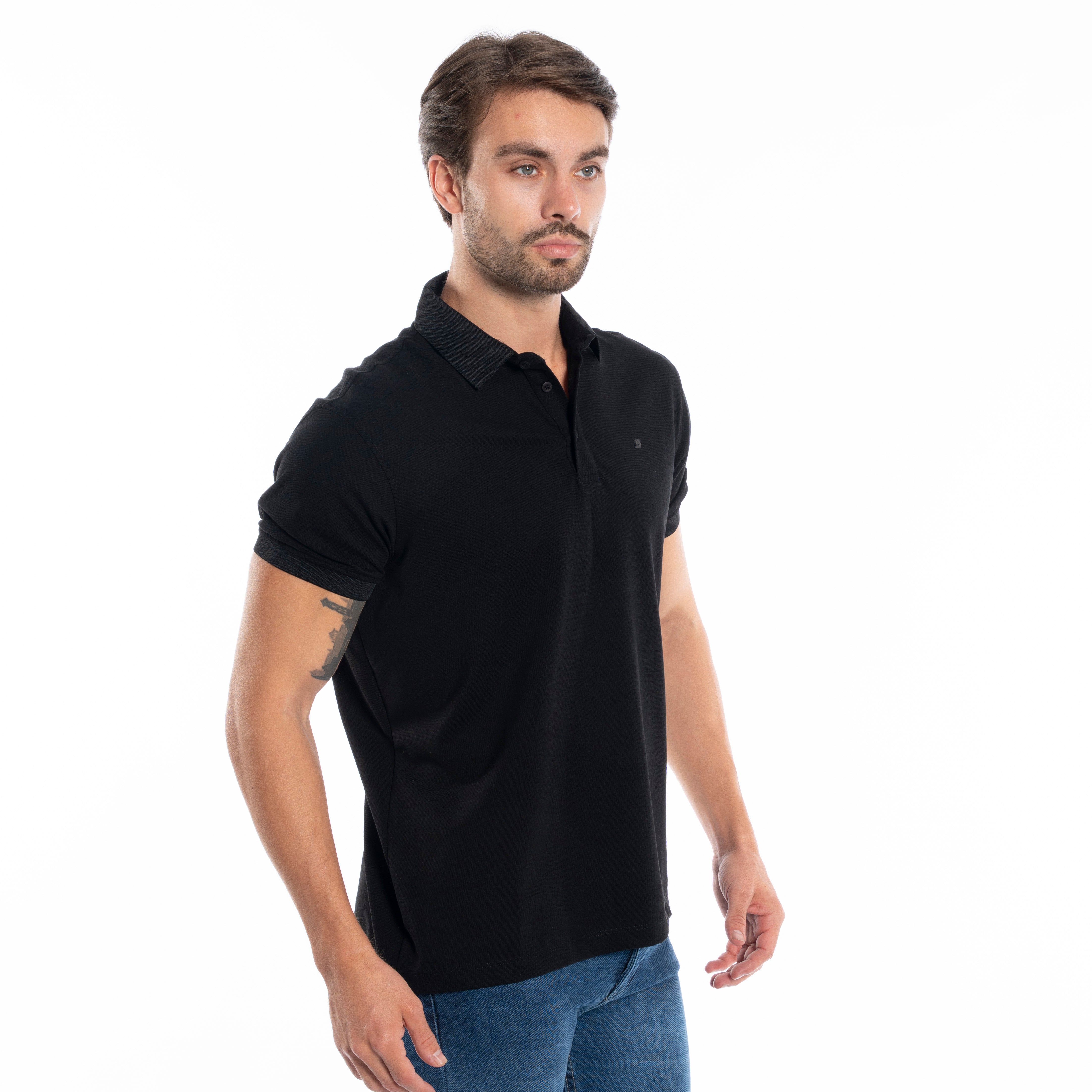 Polo T-shirt - Men - Plain