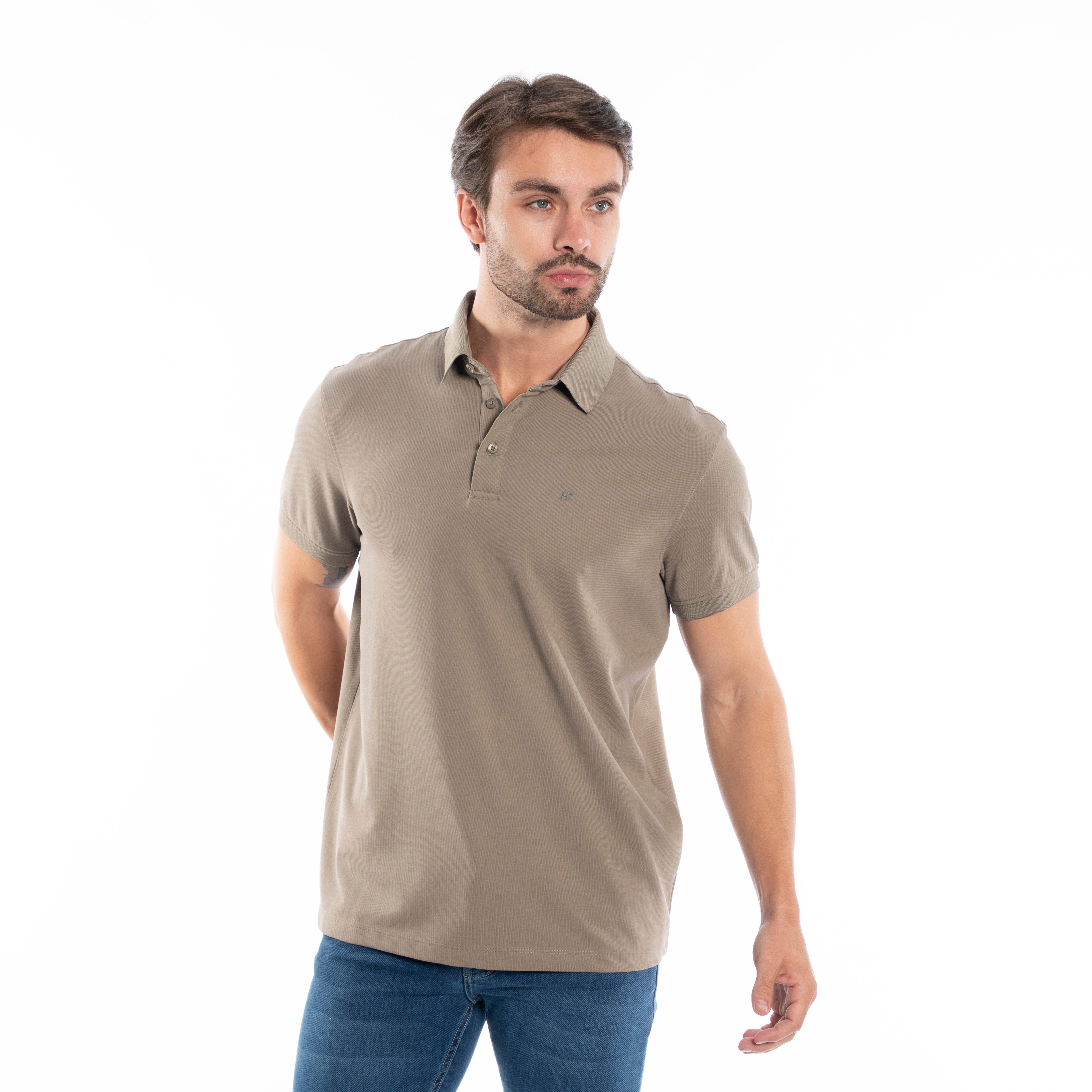 Polo T-shirt - Men - Plain