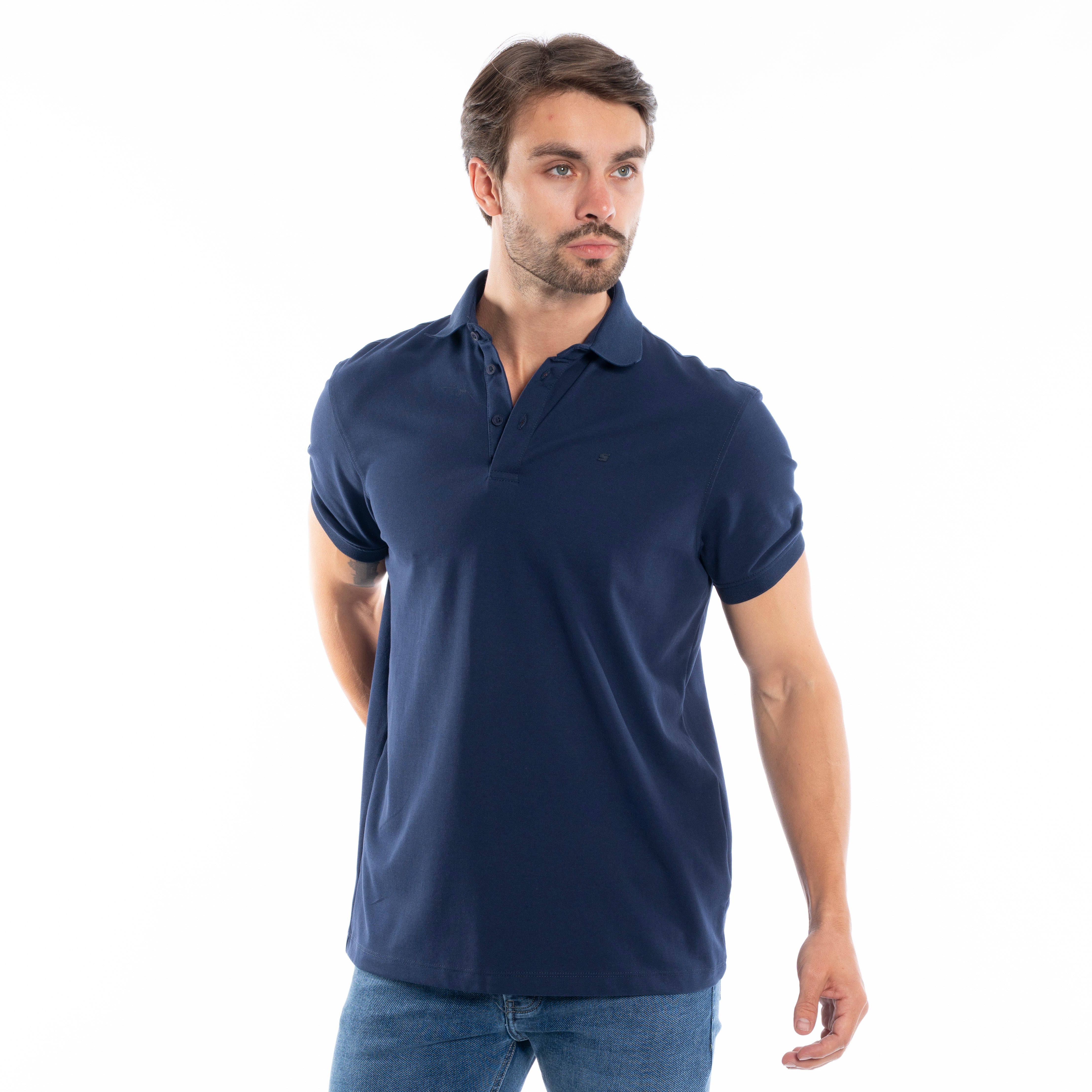 Polo T-shirt - Men - Plain