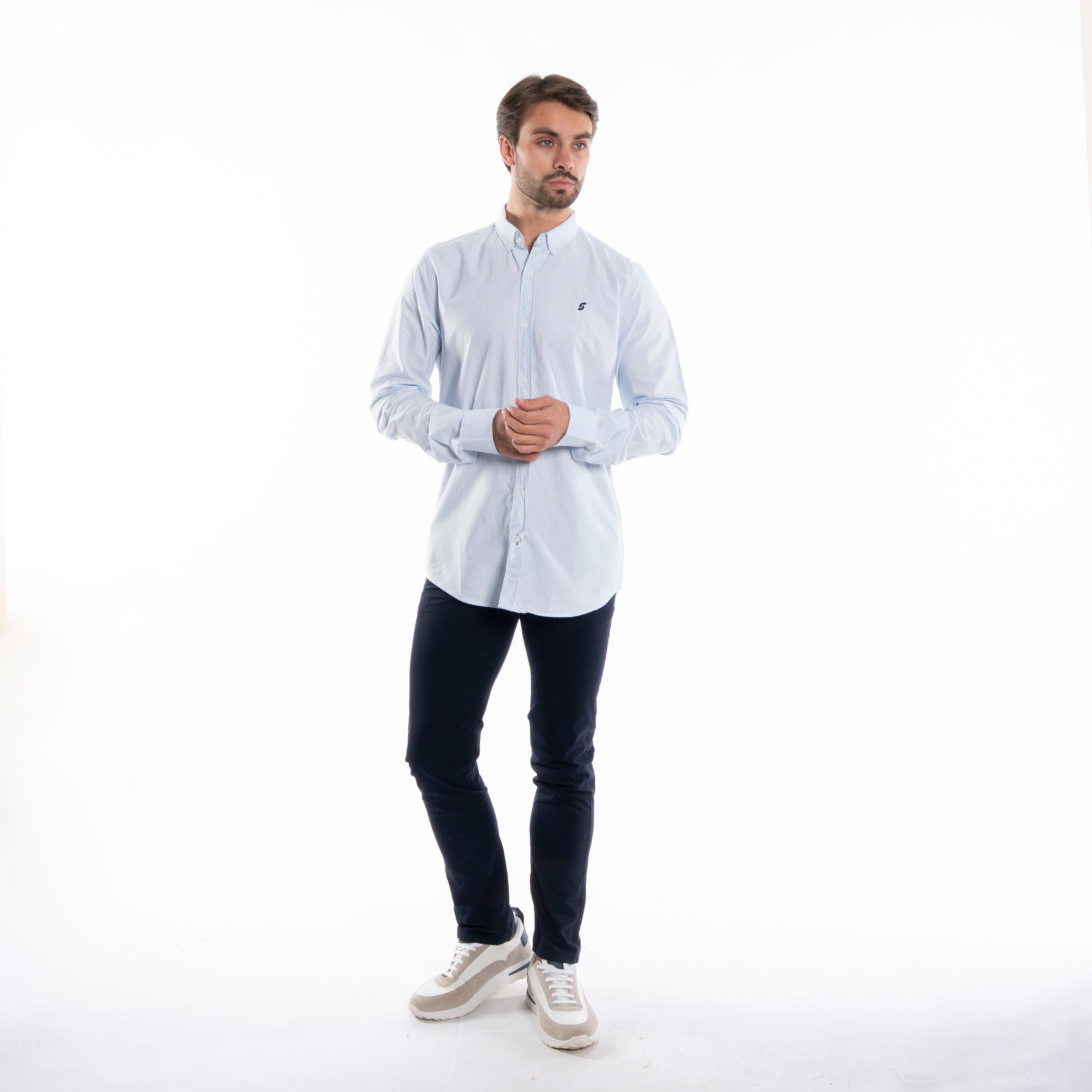 Long Sleeve Shirt - Men - Plain