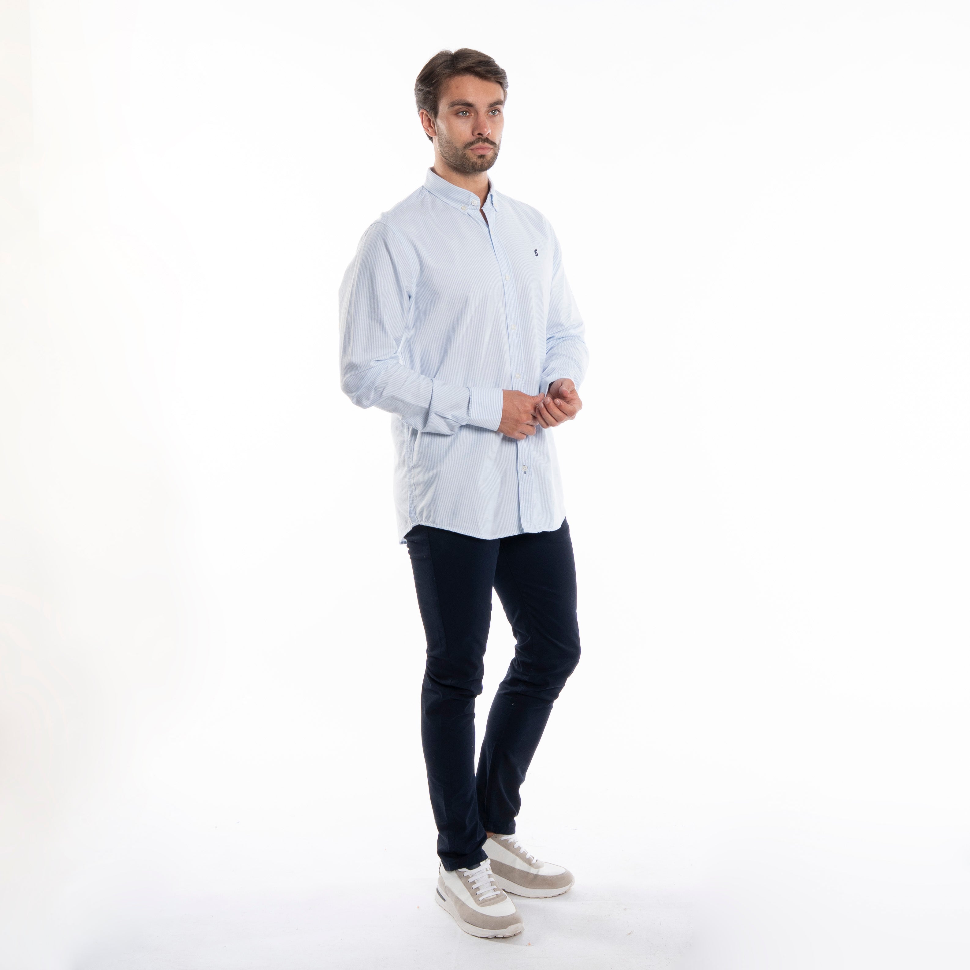 Long Sleeve Shirt - Men - Plain