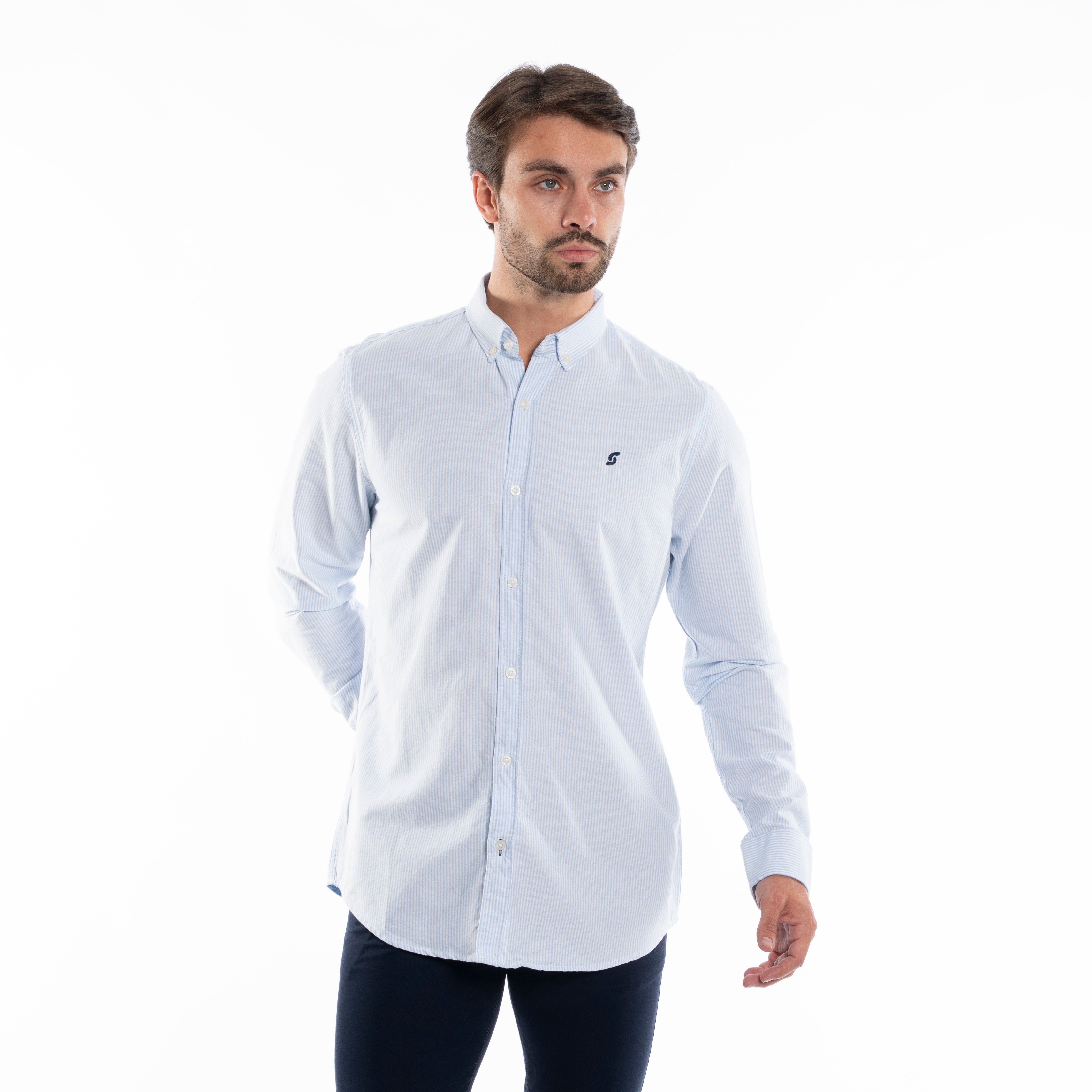 Long Sleeve Shirt - Men - Plain
