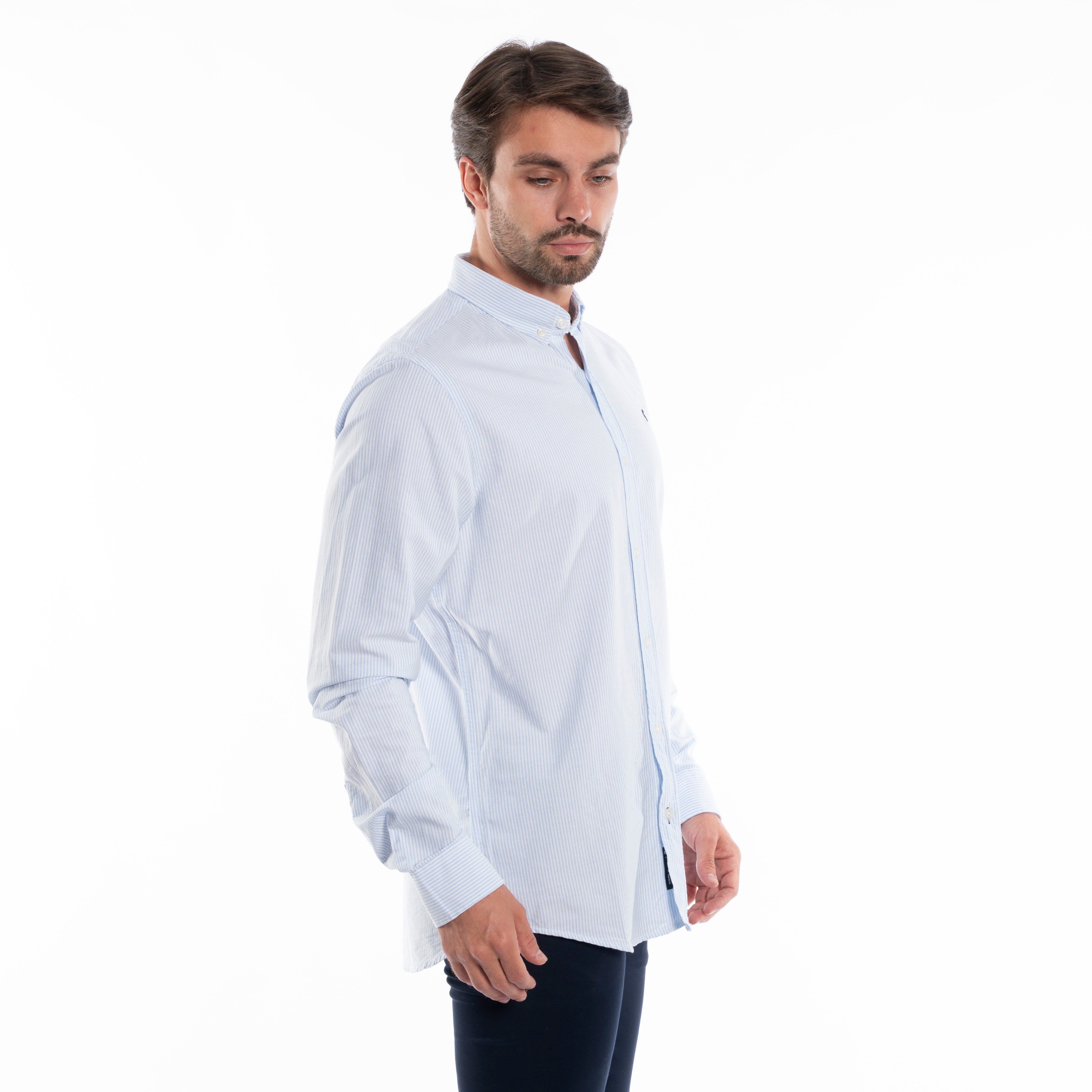 Long Sleeve Shirt - Men - Plain