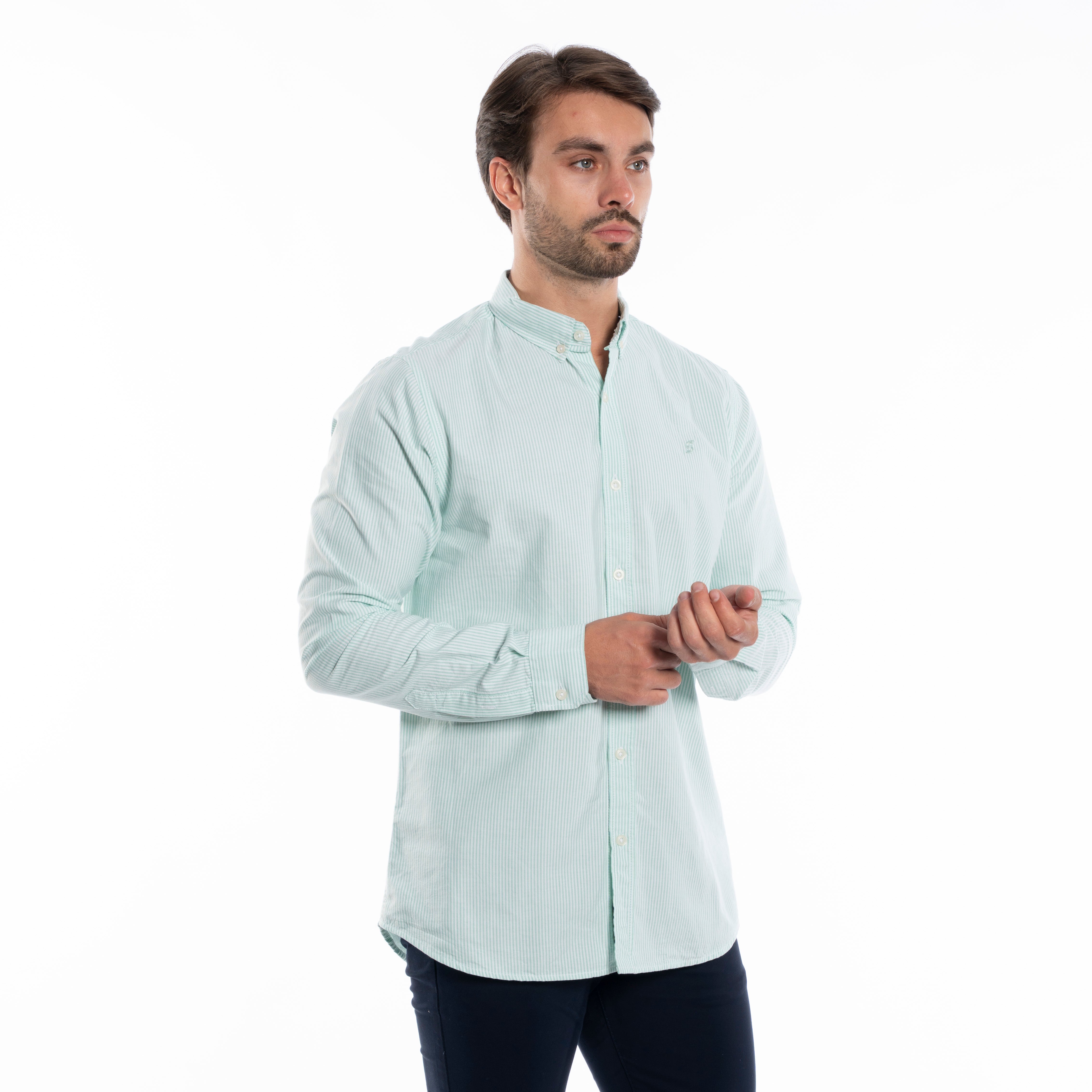 Long Sleeve Shirt - Men - Plain