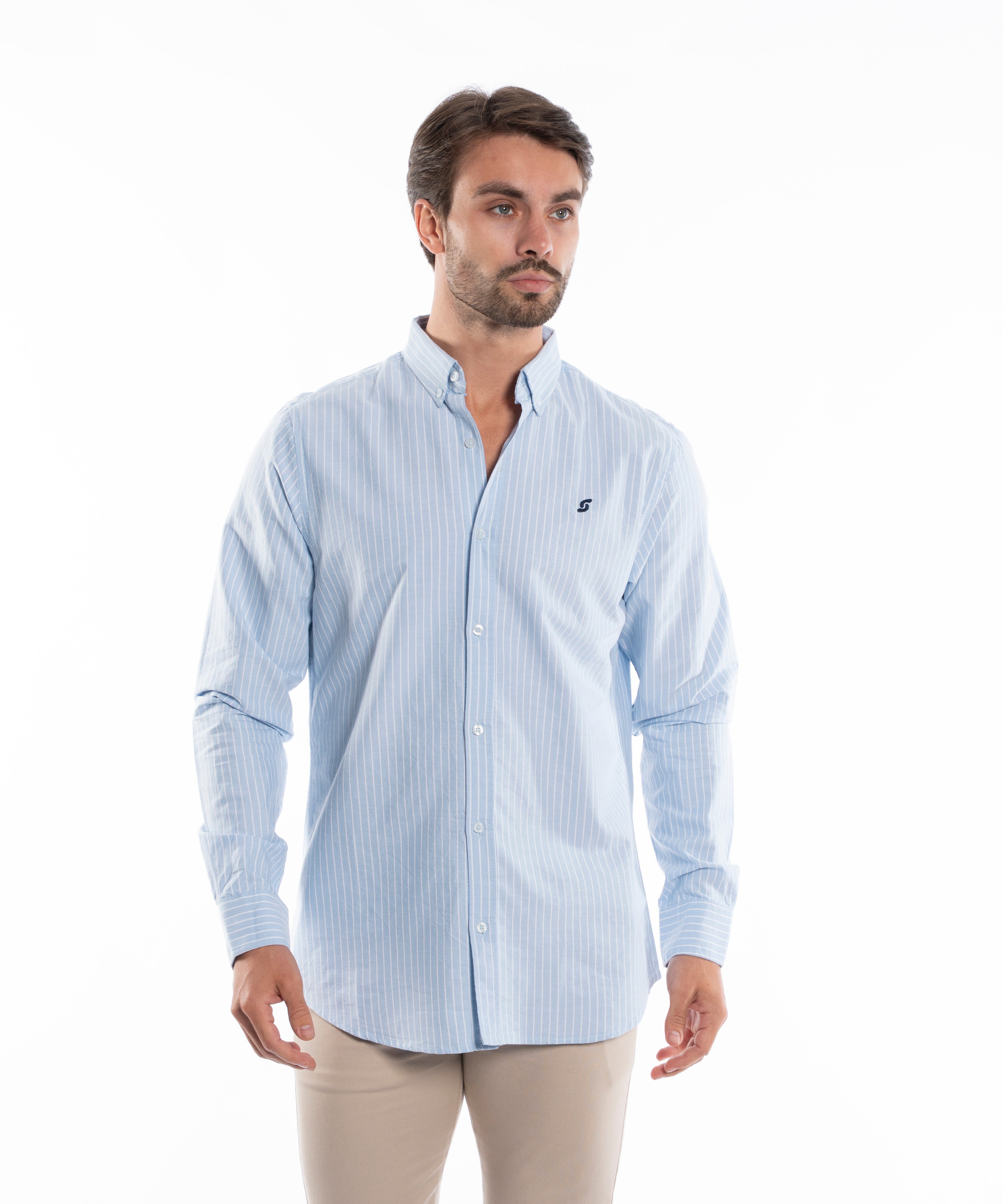 Long Sleeve Shirt - Men - Striped