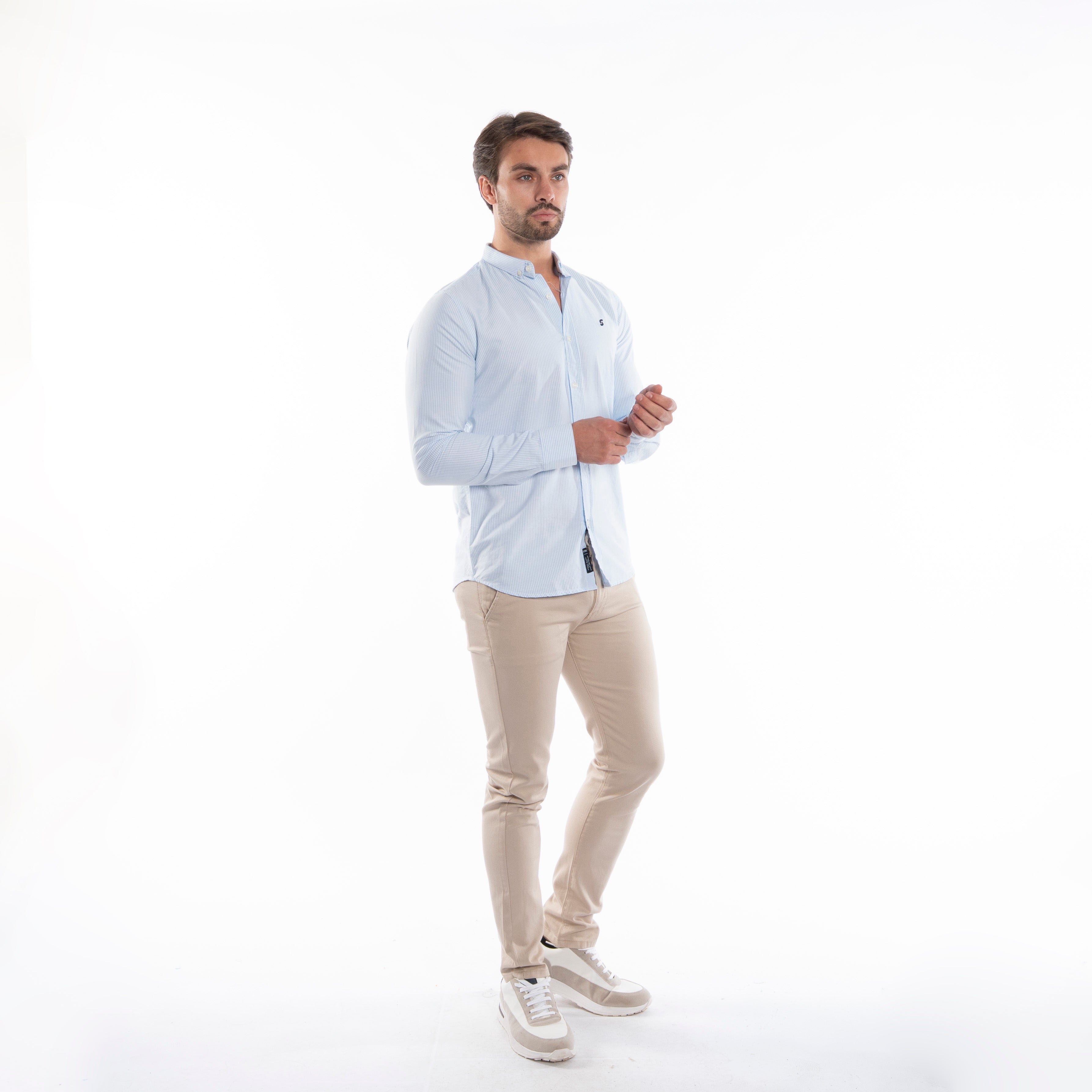Long Sleeve Shirt - Men - Plain