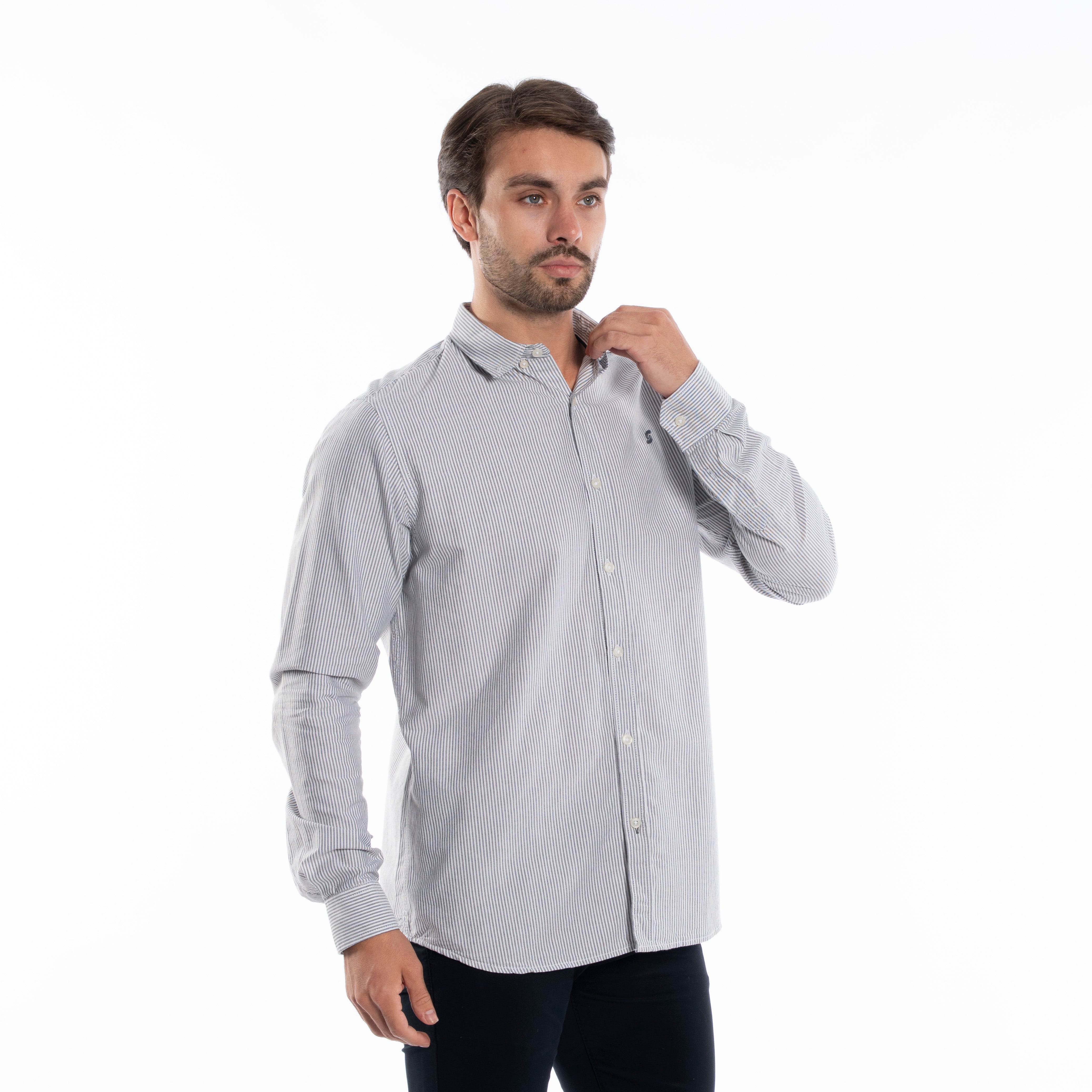 Long Sleeve Shirt - Men - Plain