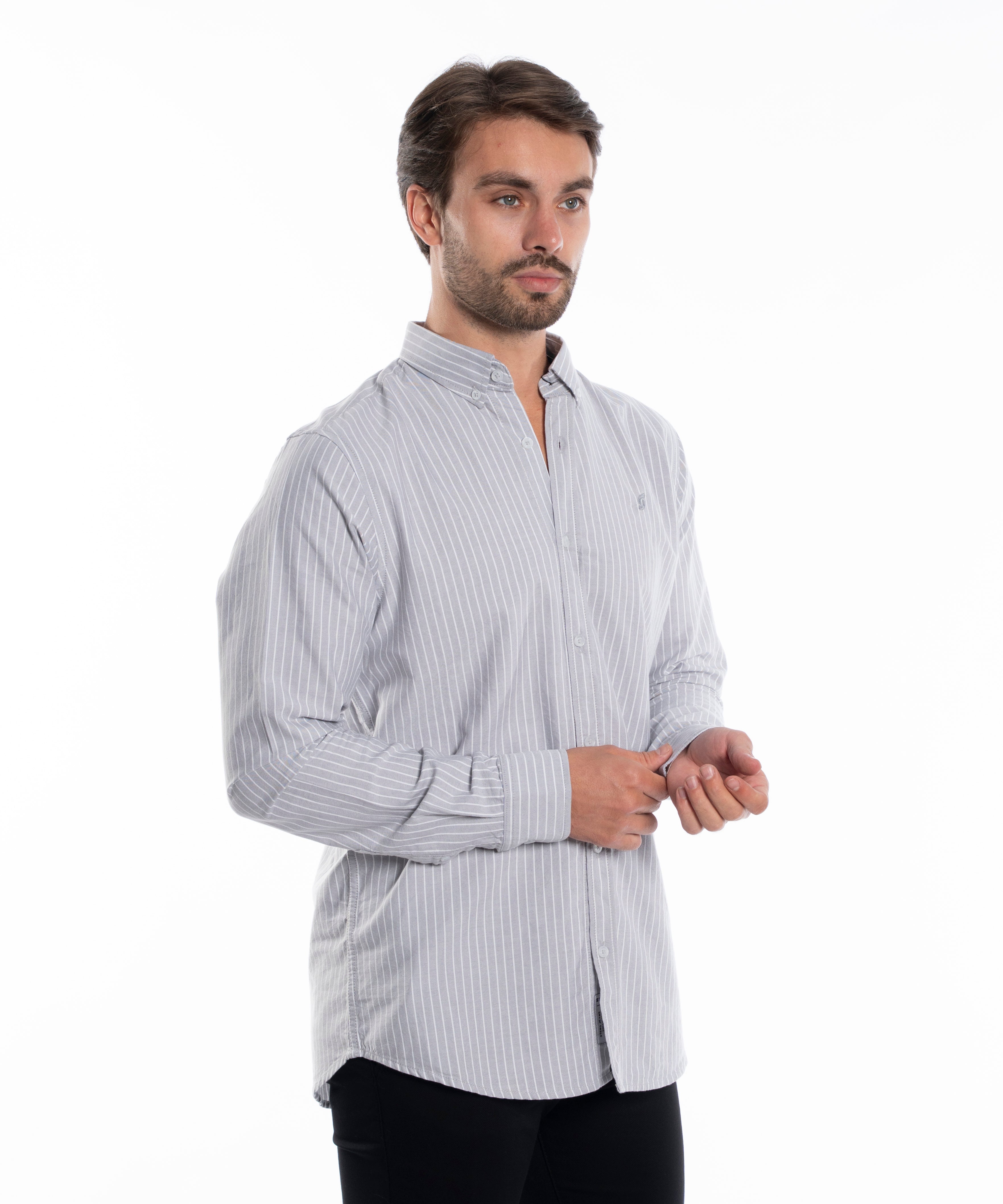 Long Sleeve Shirt - Men - Striped
