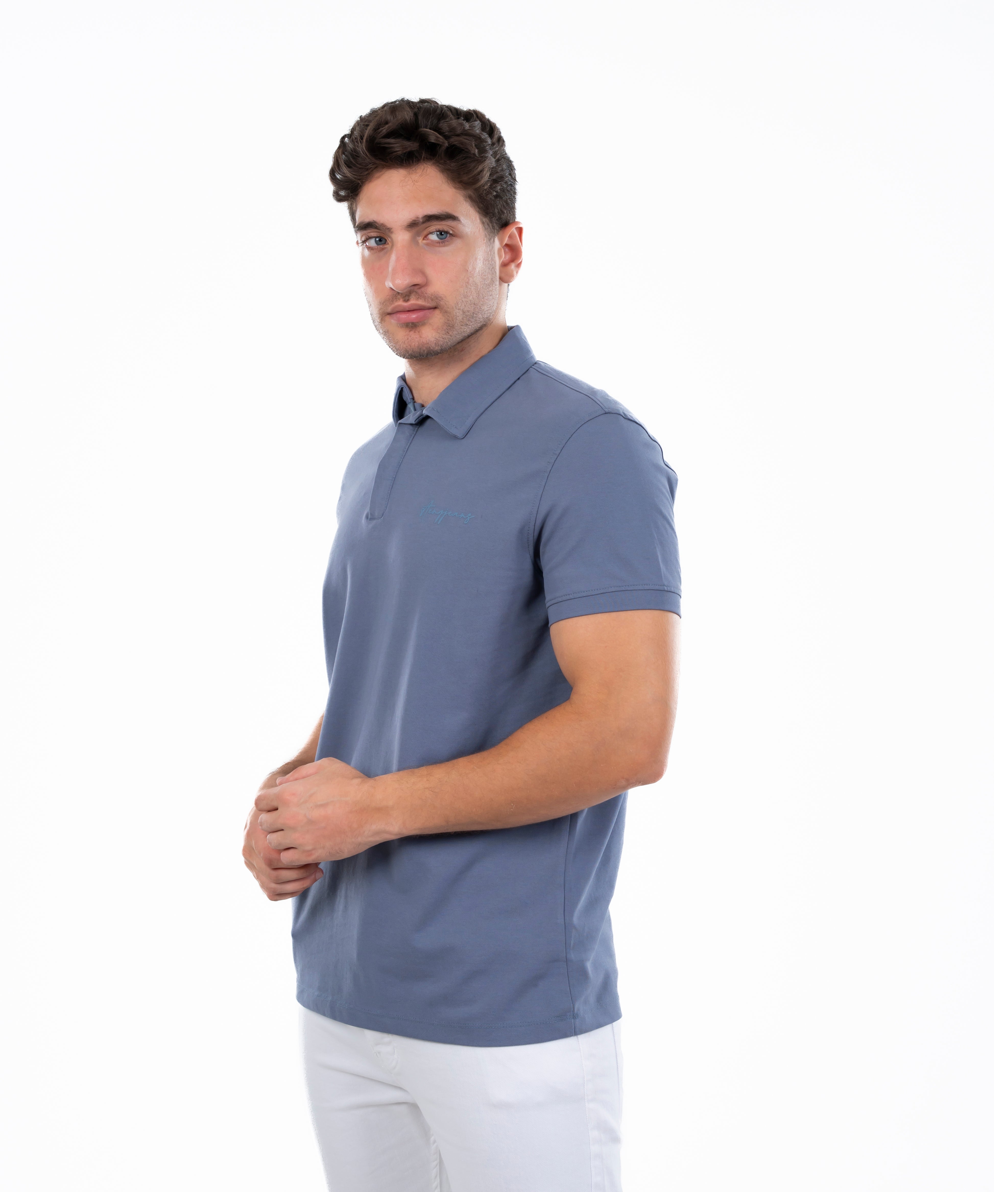 Polo T-shirt - Men - Plain