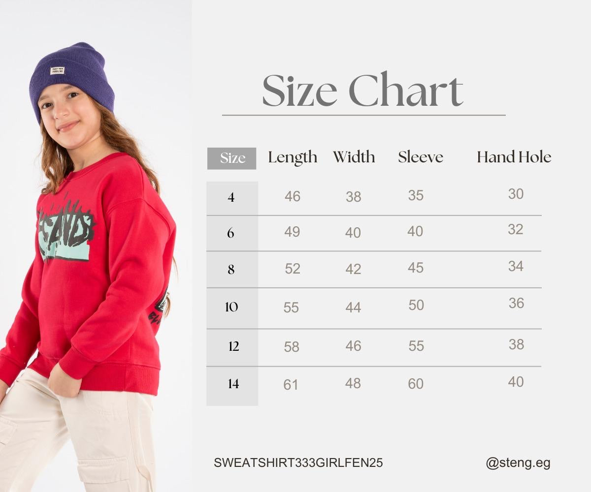 Sweatshirt - Girls - Printed
