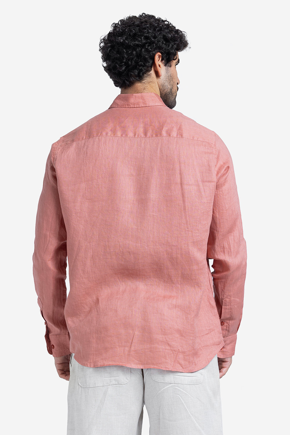 Long Sleeve Shirt - Men - Plain