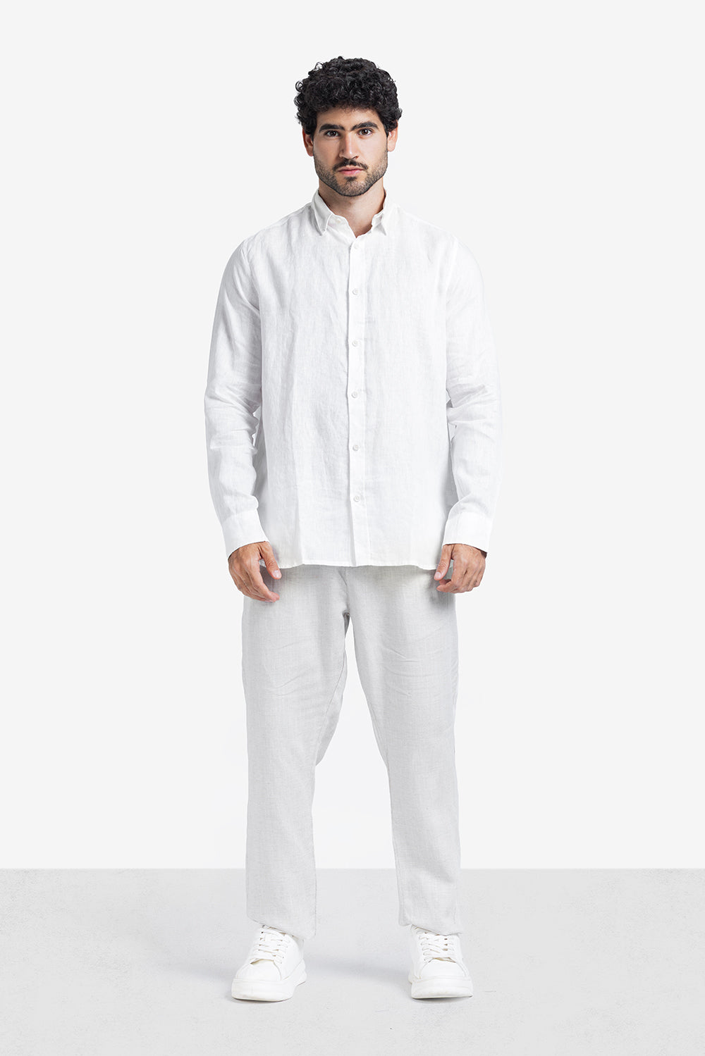 Long Sleeve Shirt - Men - Plain