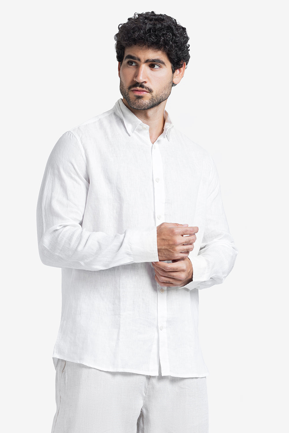 Long Sleeve Shirt - Men - Plain