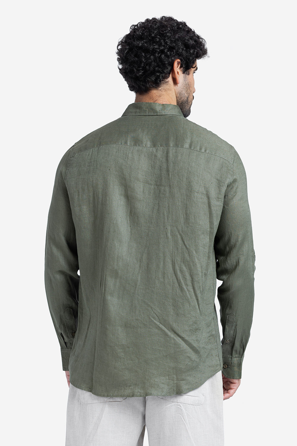 Long Sleeve Shirt - Men - Plain