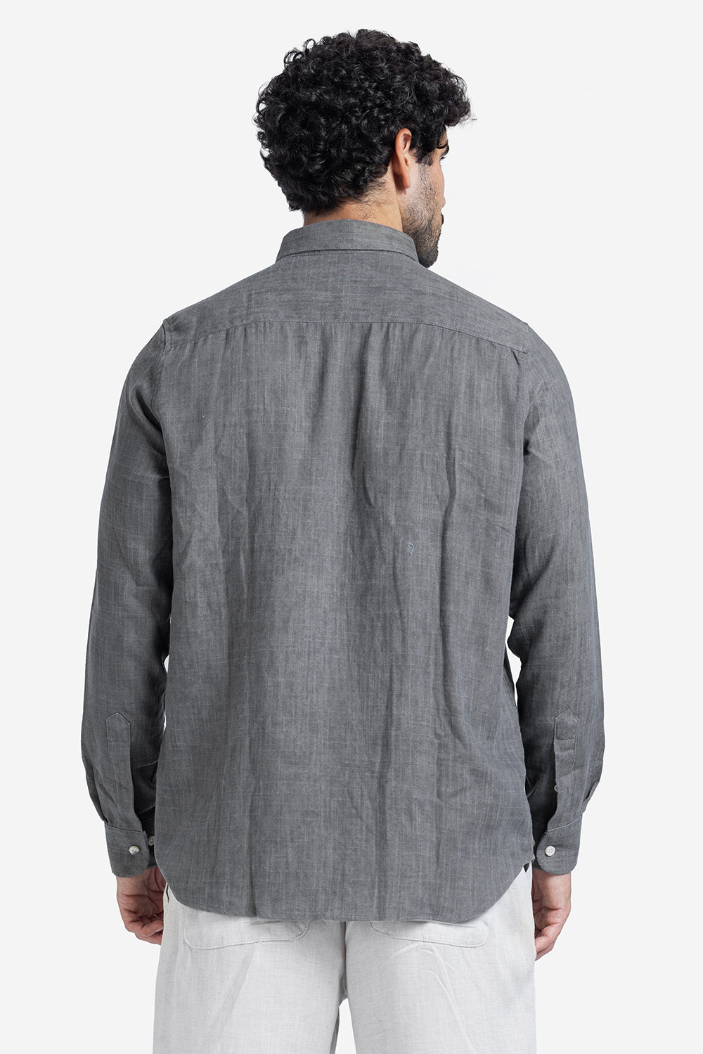 Long Sleeve Shirt - Men - Plain