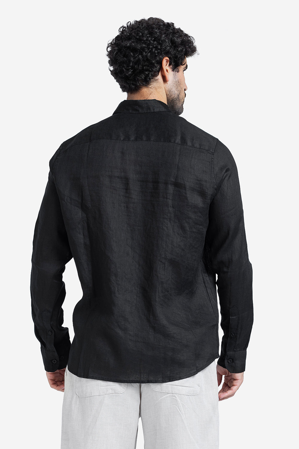 Long Sleeve Shirt - Men - Plain