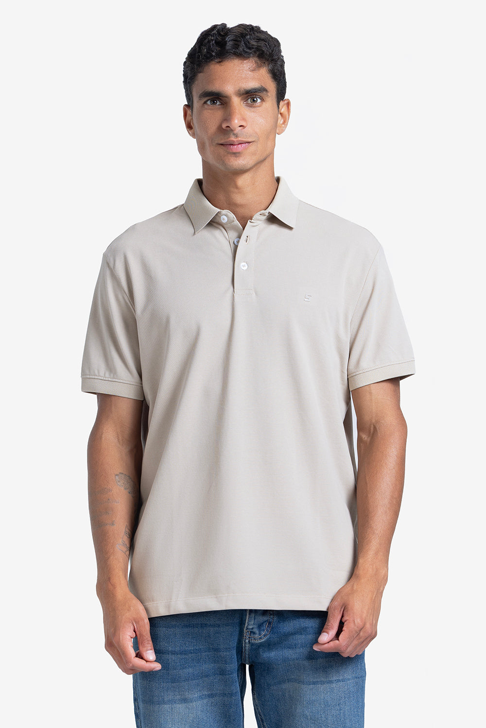 Polo T-shirt - Men - Plain