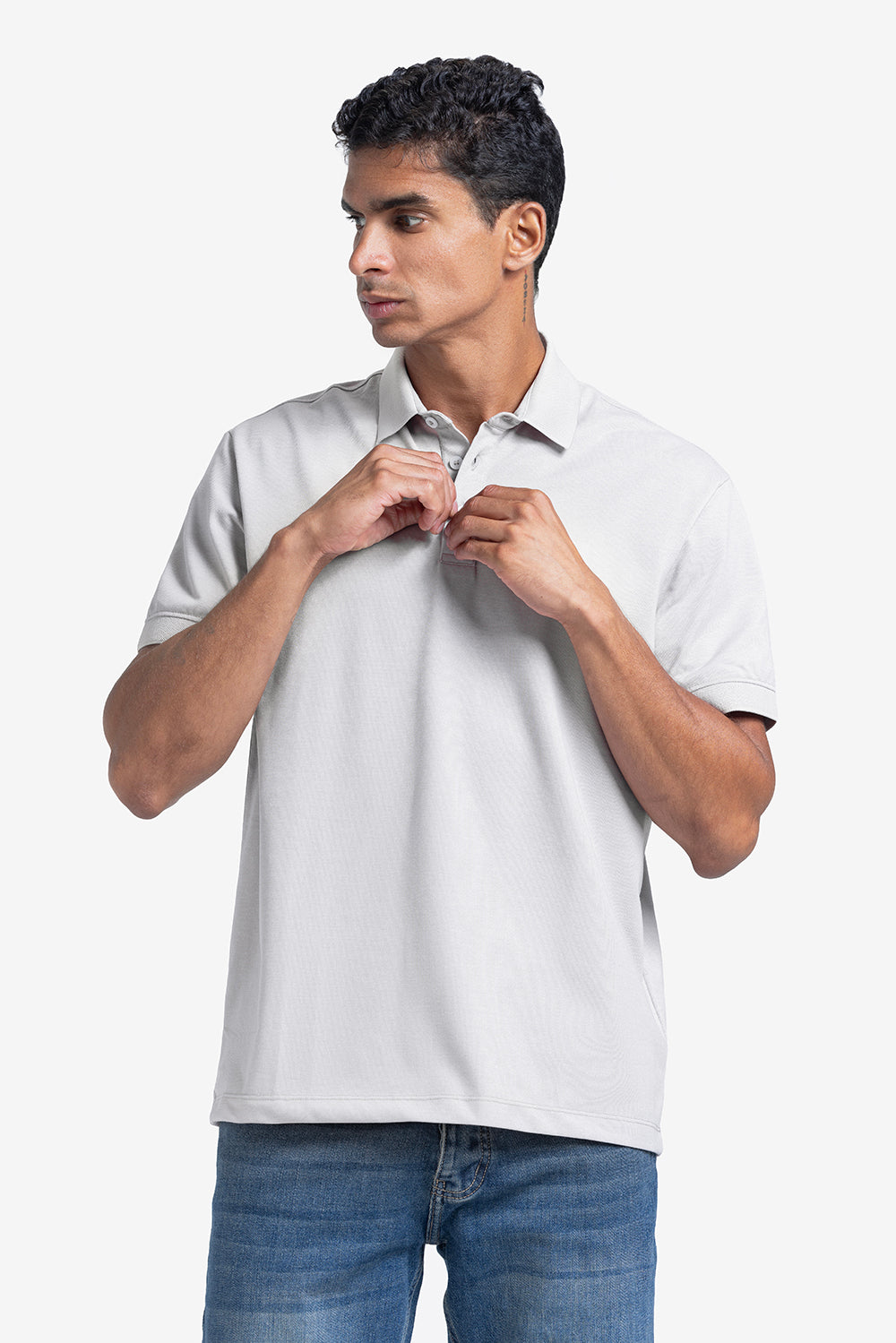 Polo T-shirt - Men - Plain