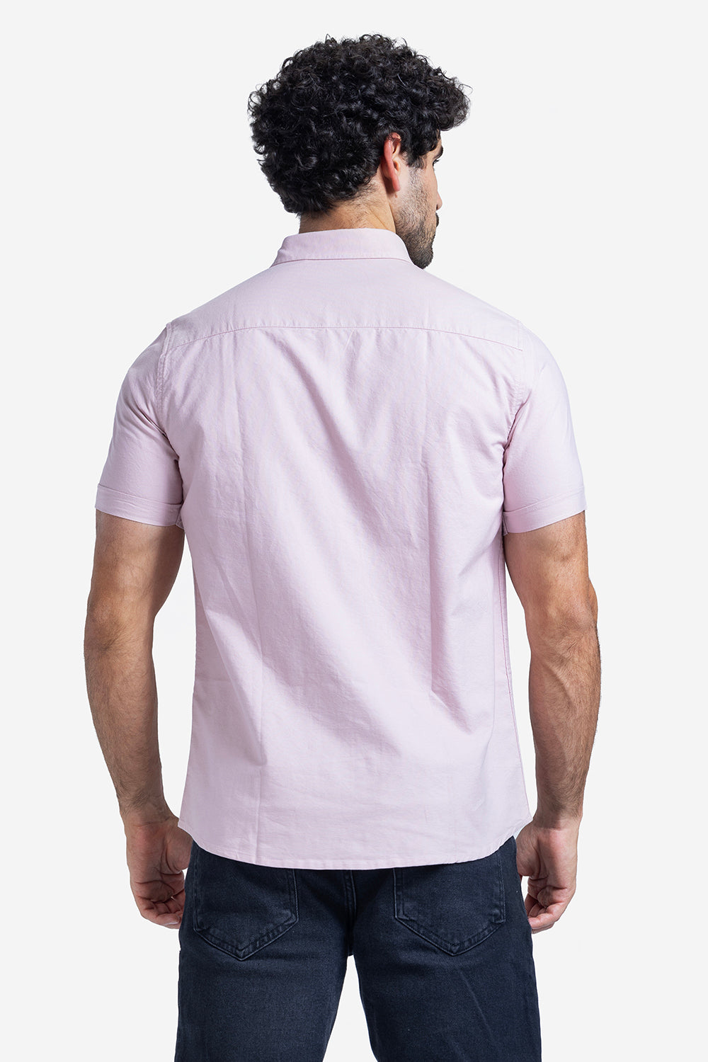 Half sleeve shirt - Men - Plain
