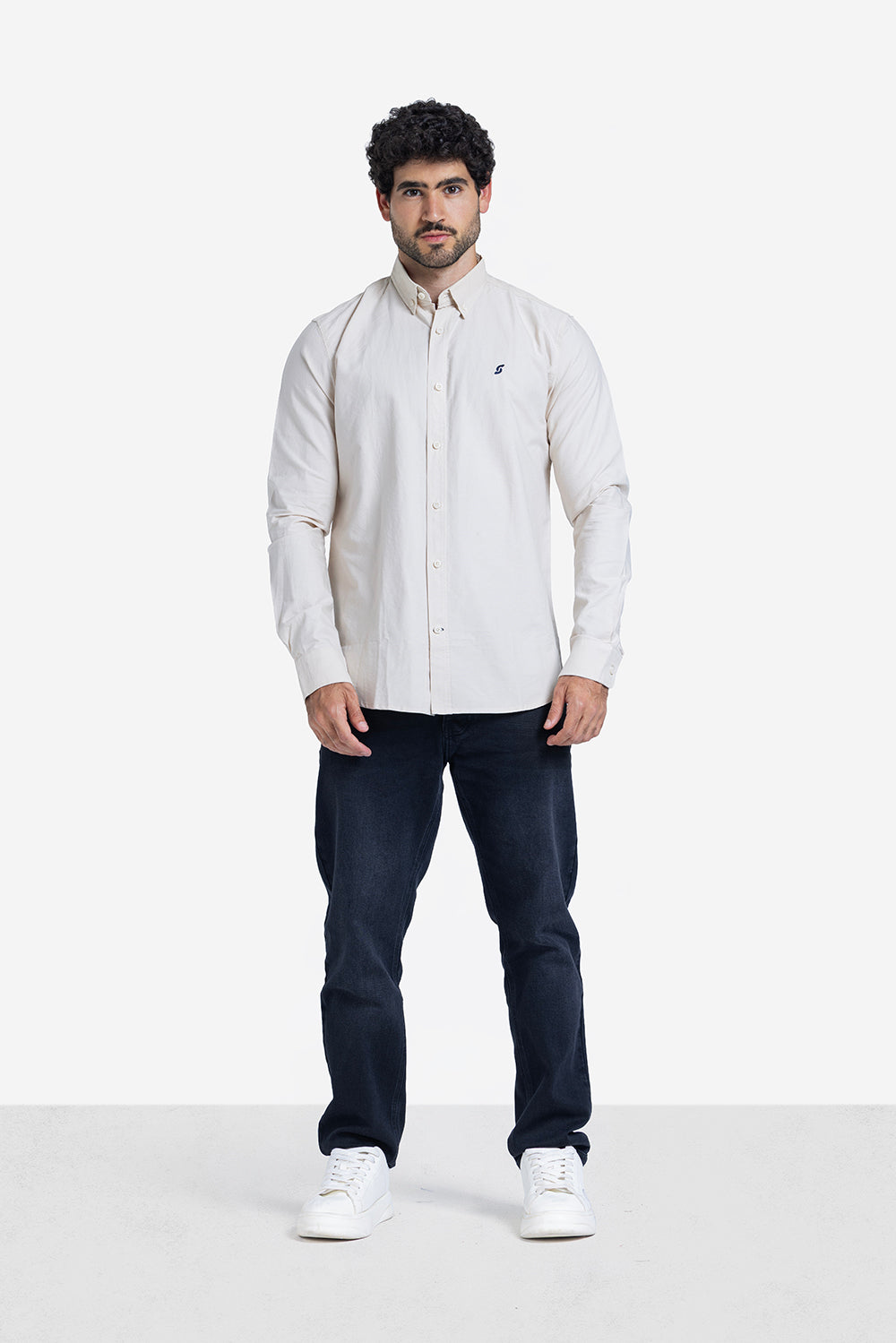Long Sleeve Shirt - Men - Plain
