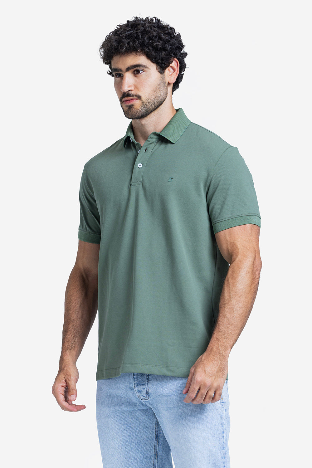 Polo T-shirt - Men - Plain