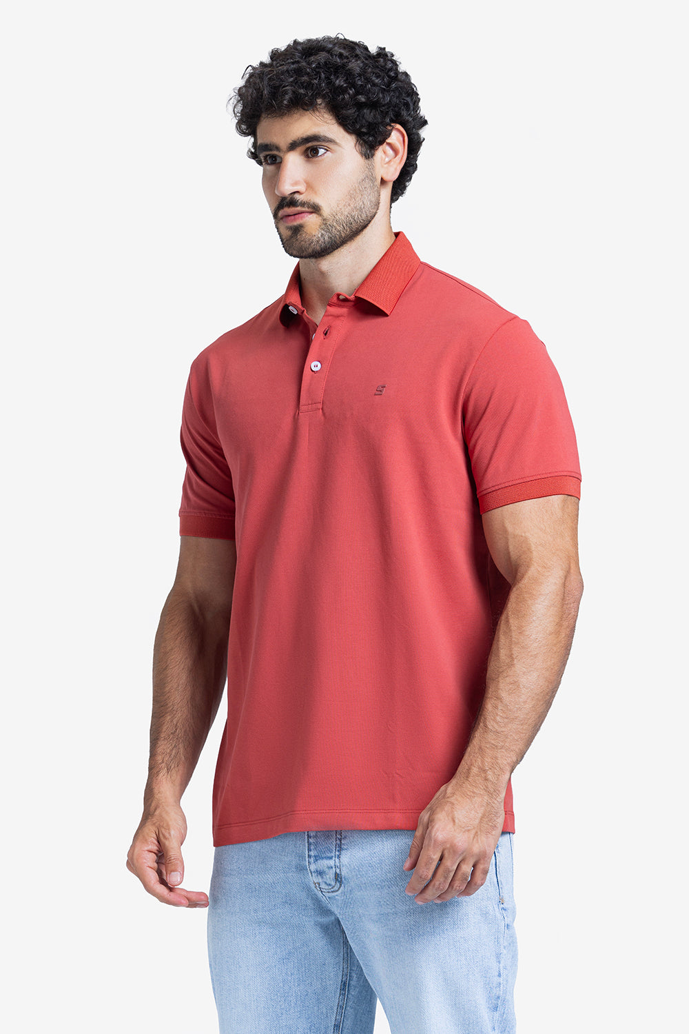 Polo T-shirt - Men - Plain