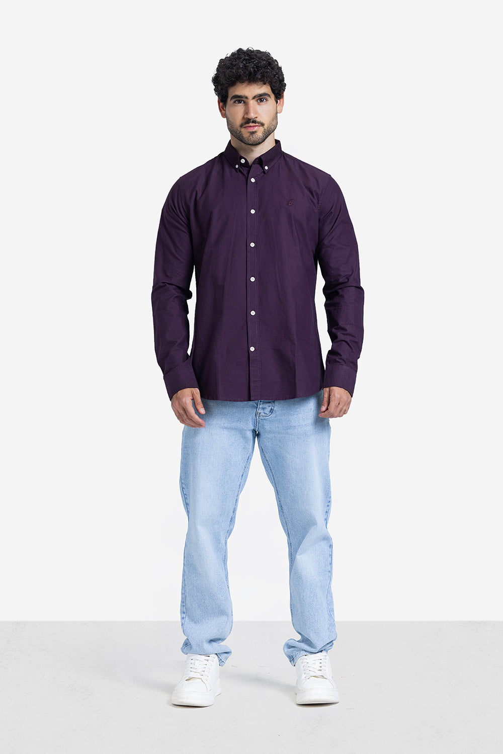 Long Sleeve Shirt - Men - Plain