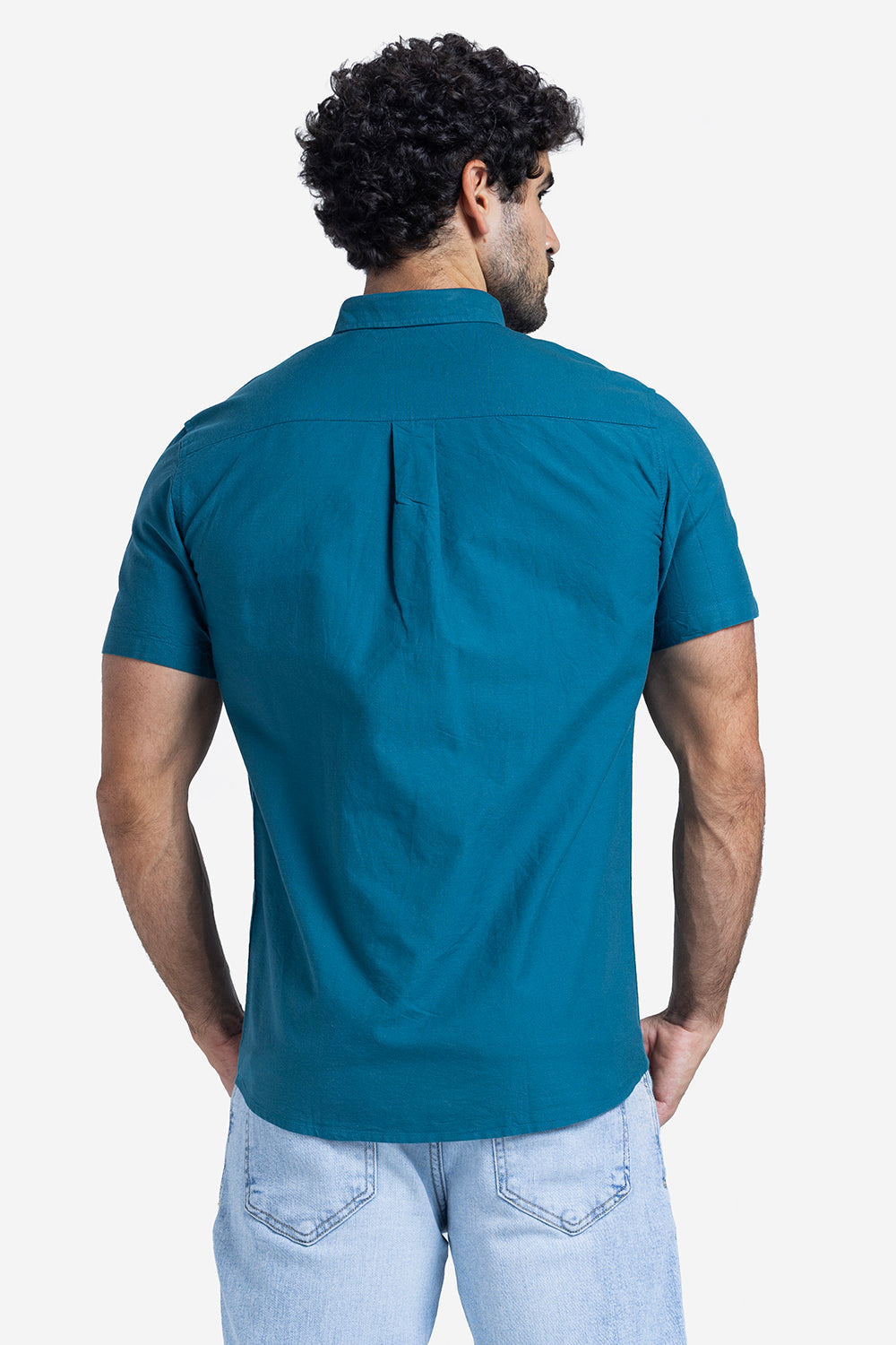 Half sleeve shirt - Men - Plain