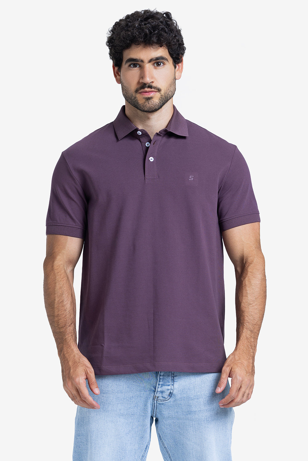 Polo T-shirt - Men - Plain