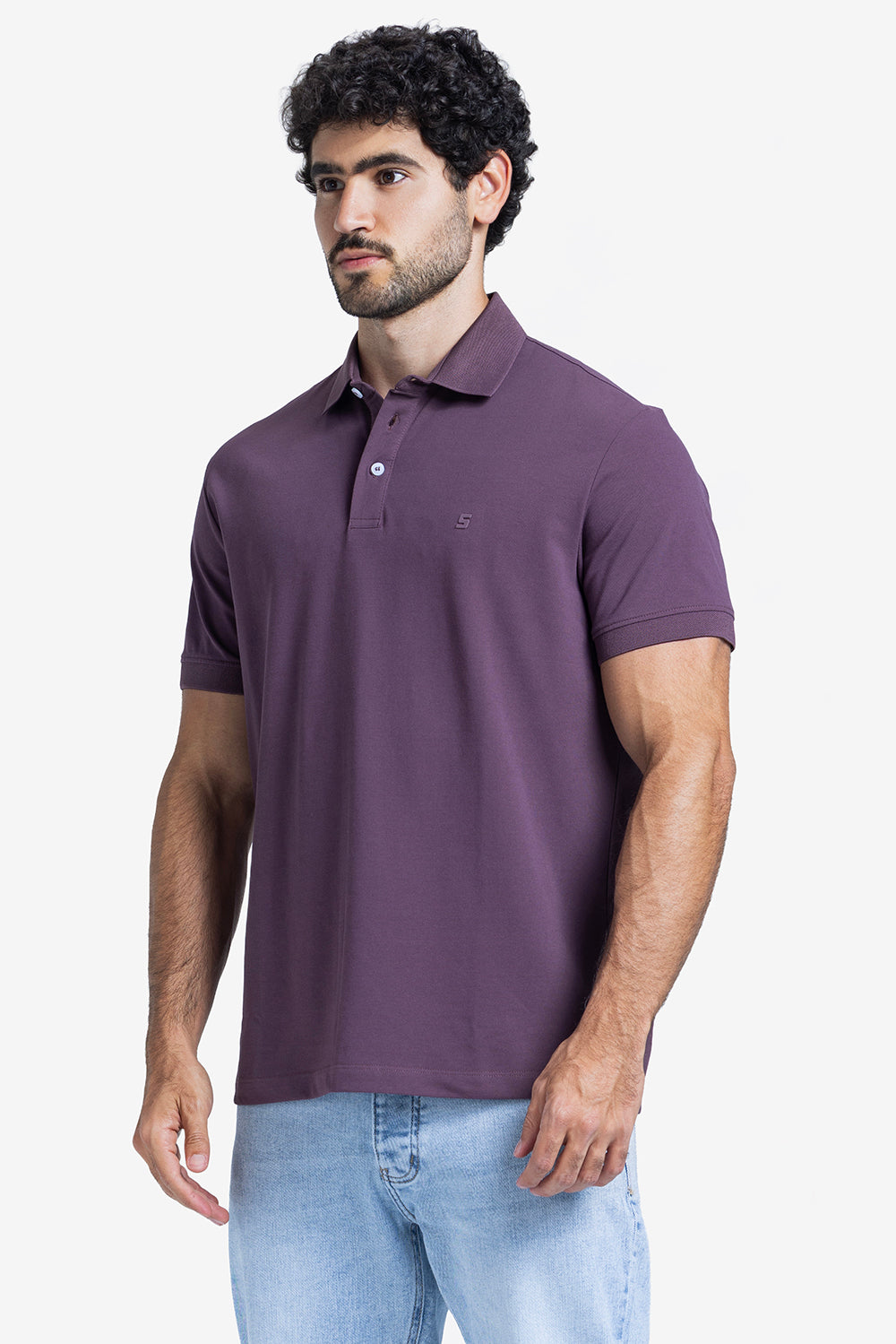Polo T-shirt - Men - Plain
