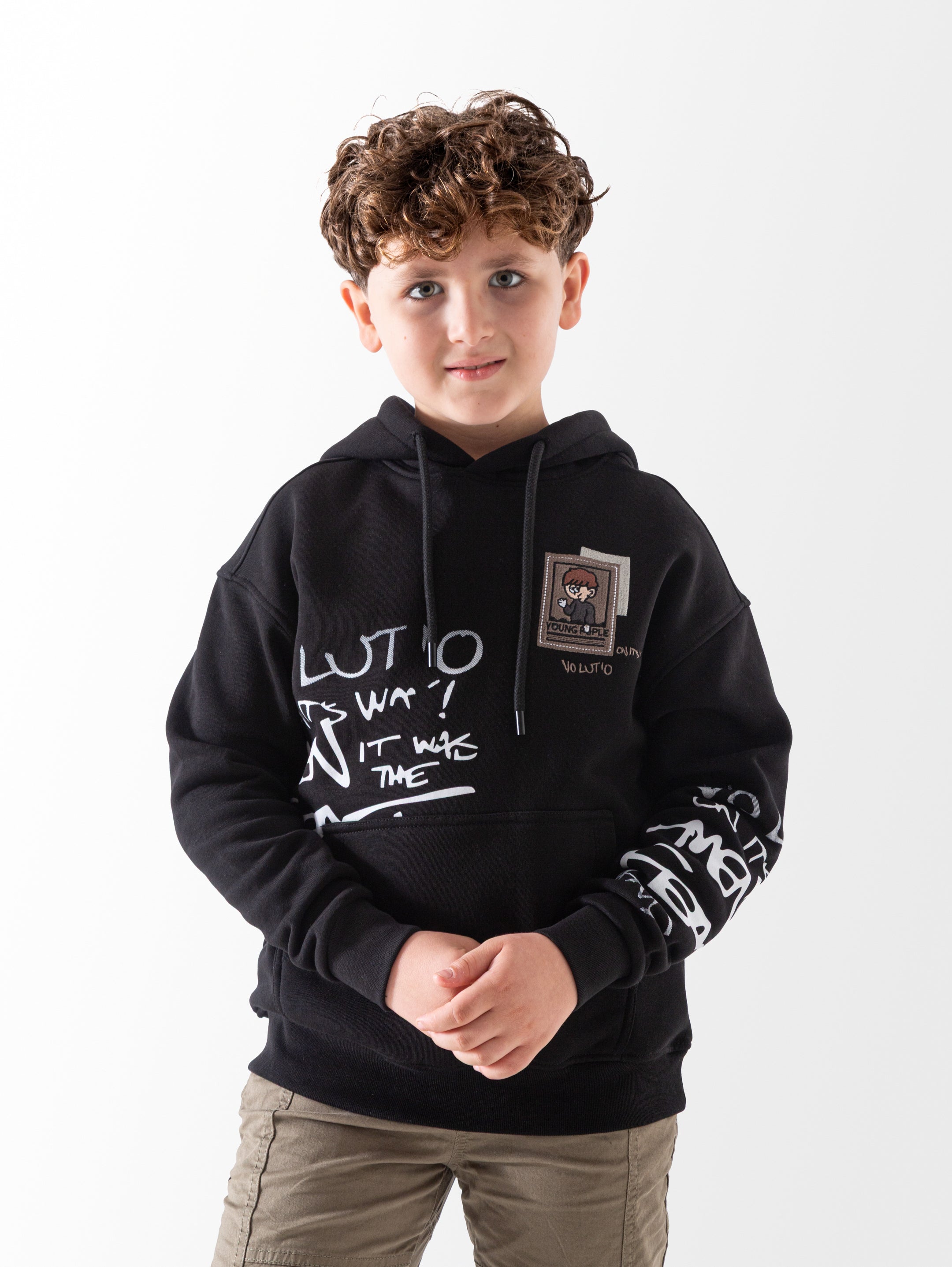 Hoodie - Boys - Printed