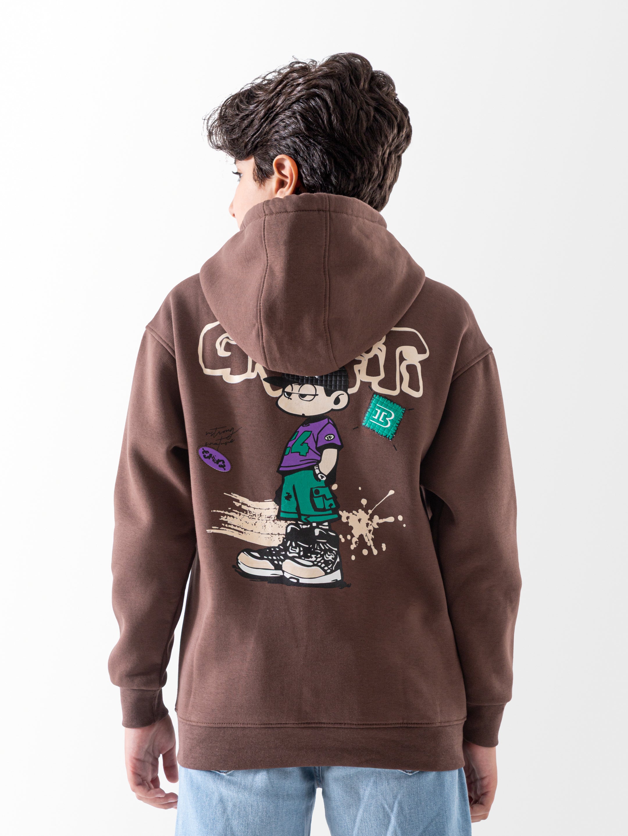 Hoodie - Boys - Printed