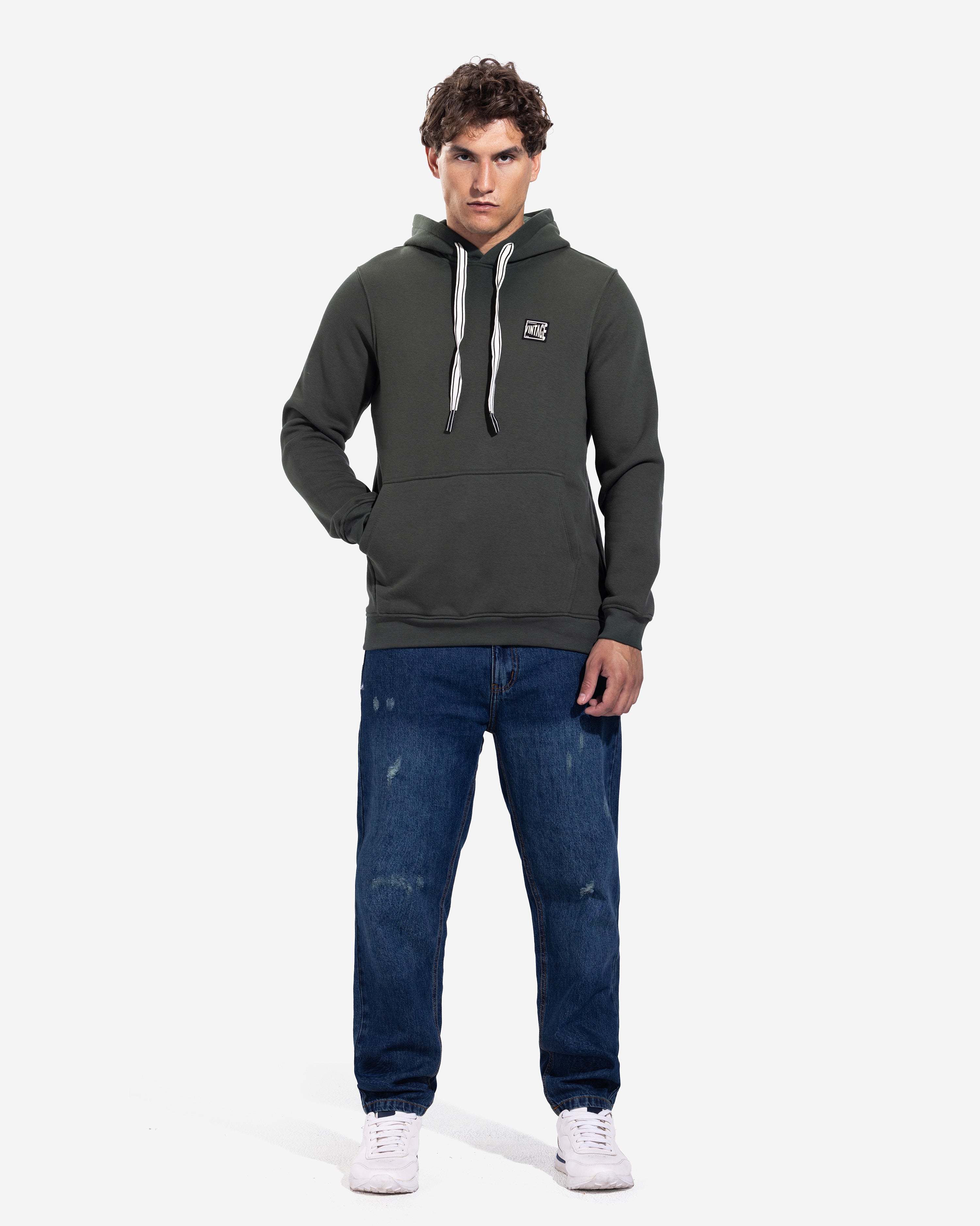 Hoodie - Men - Plain
