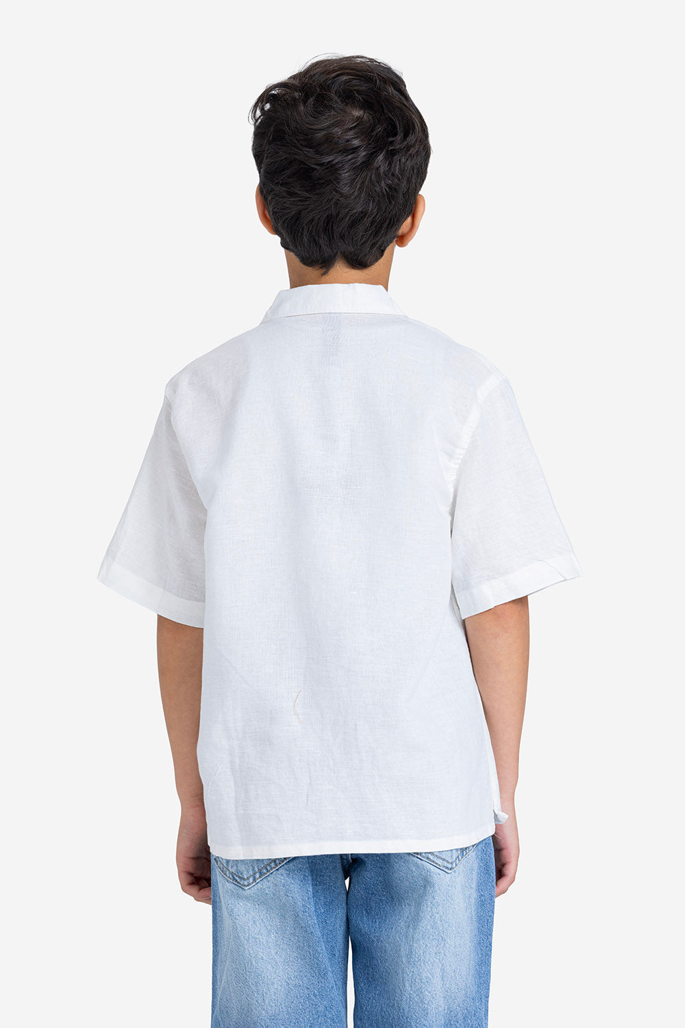 Half sleeve shirt - Boys - Plain