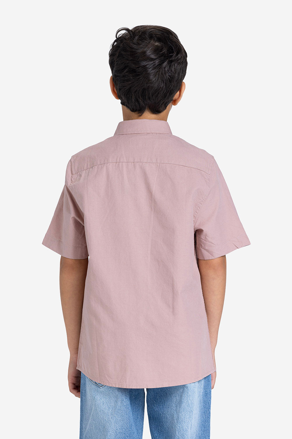 Half sleeve shirt - Boys - Plain