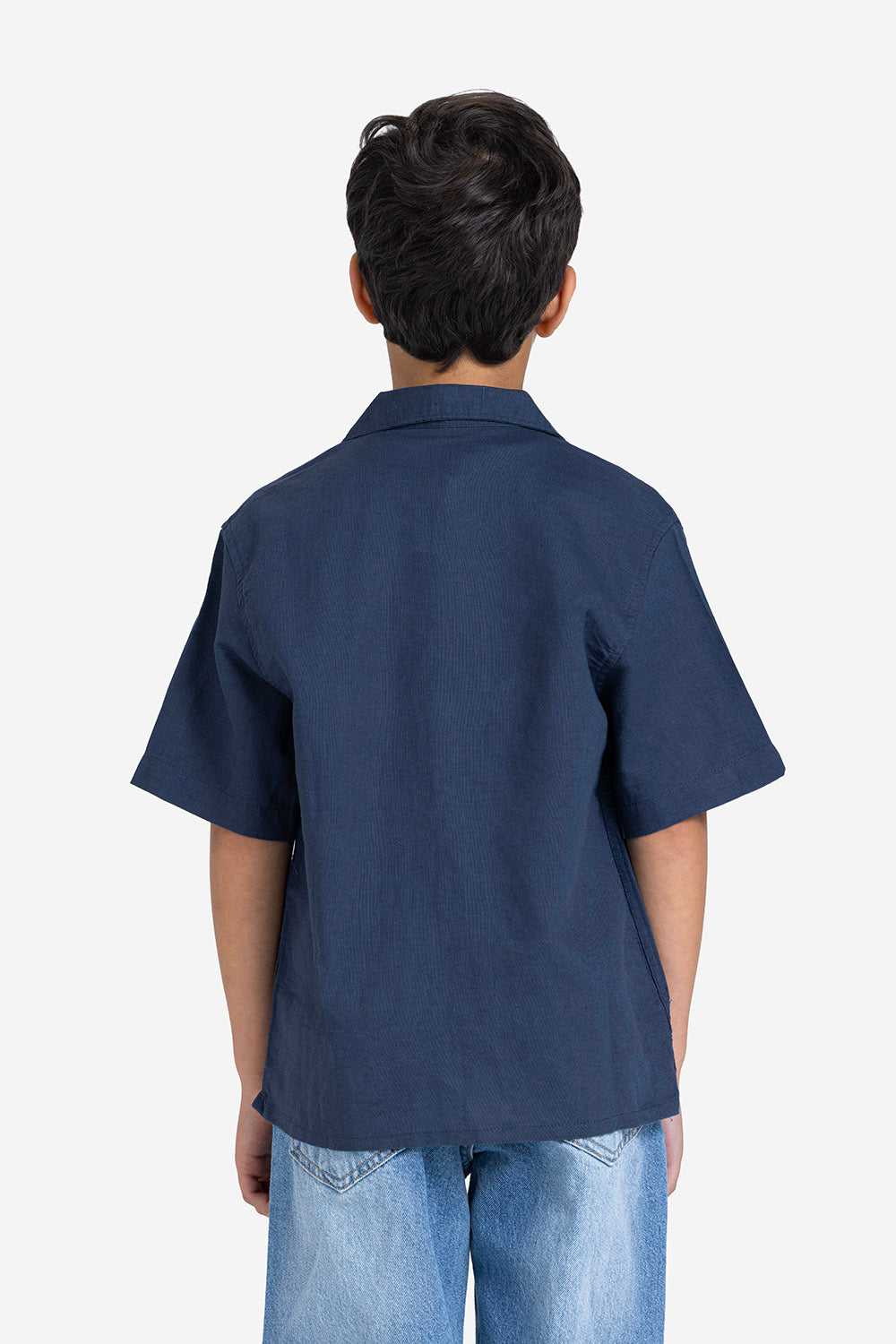 Half sleeve shirt - Boys - Plain