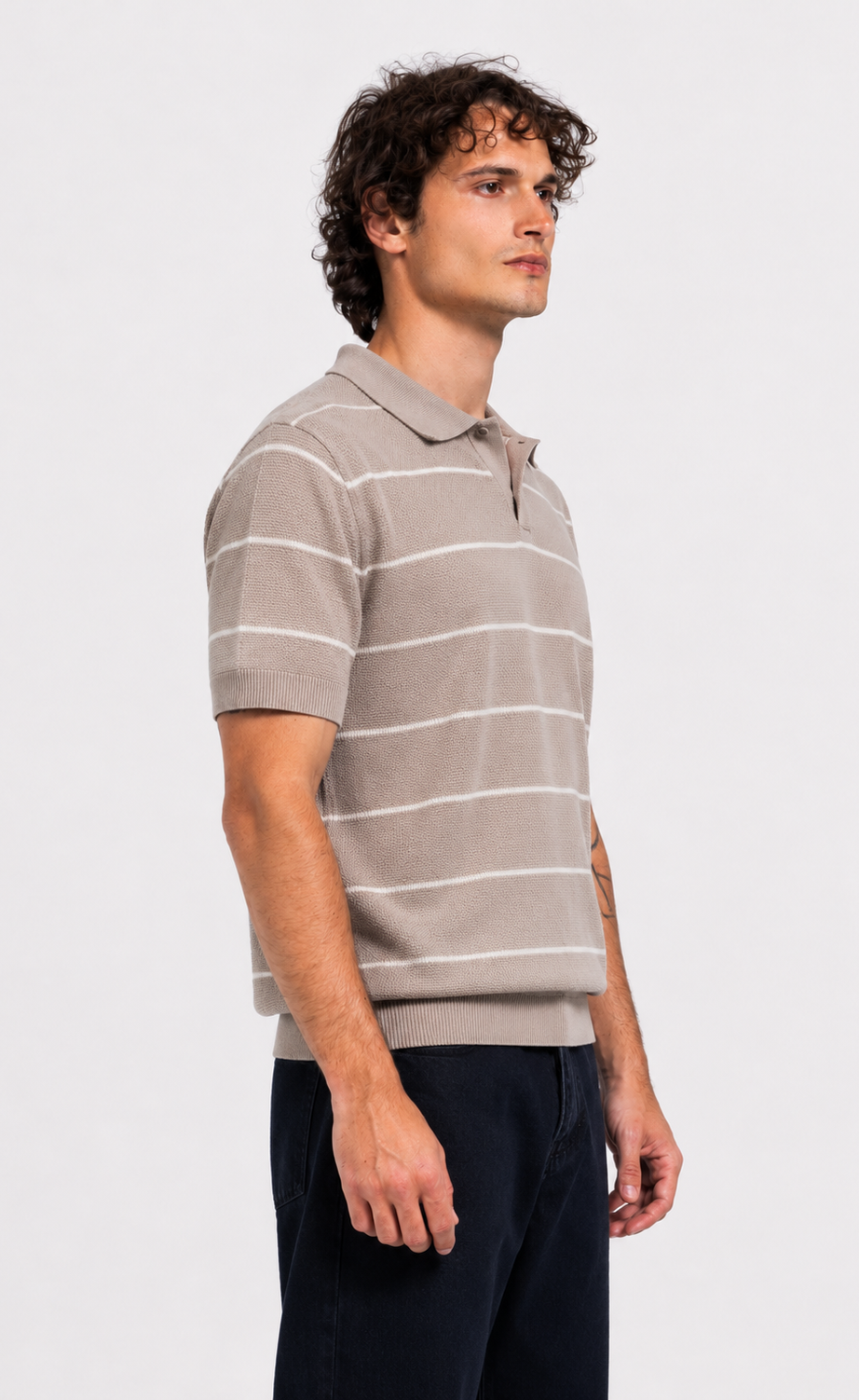 Men's Striped Short-Sleeve Polo Shirt – view 7