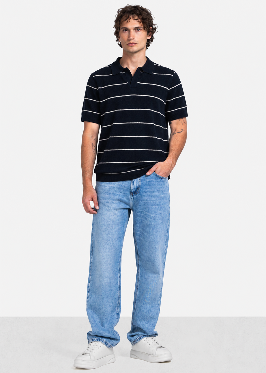 Polo T-Shirt - Men - Striped