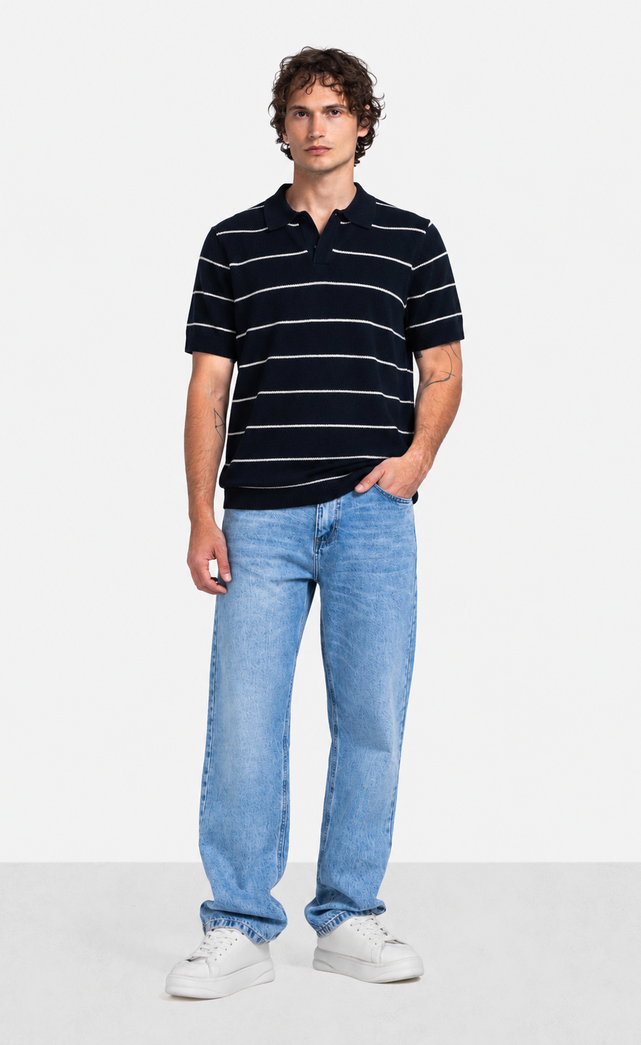 Men's Striped Short-Sleeve Polo Shirt – view 12