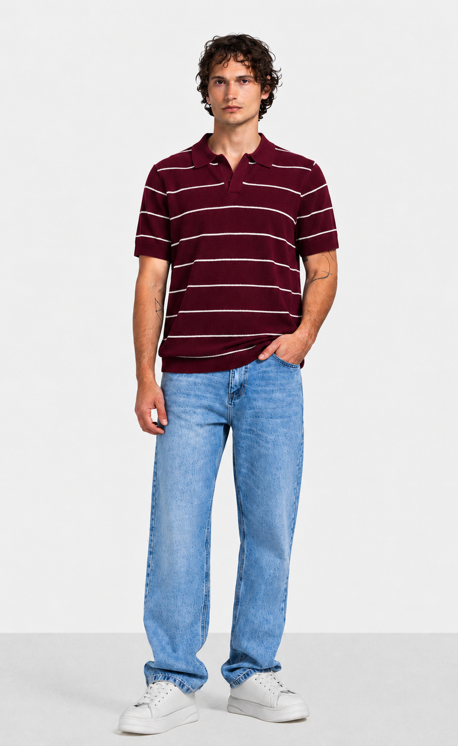 Men's Striped Short-Sleeve Polo Shirt – view 6
