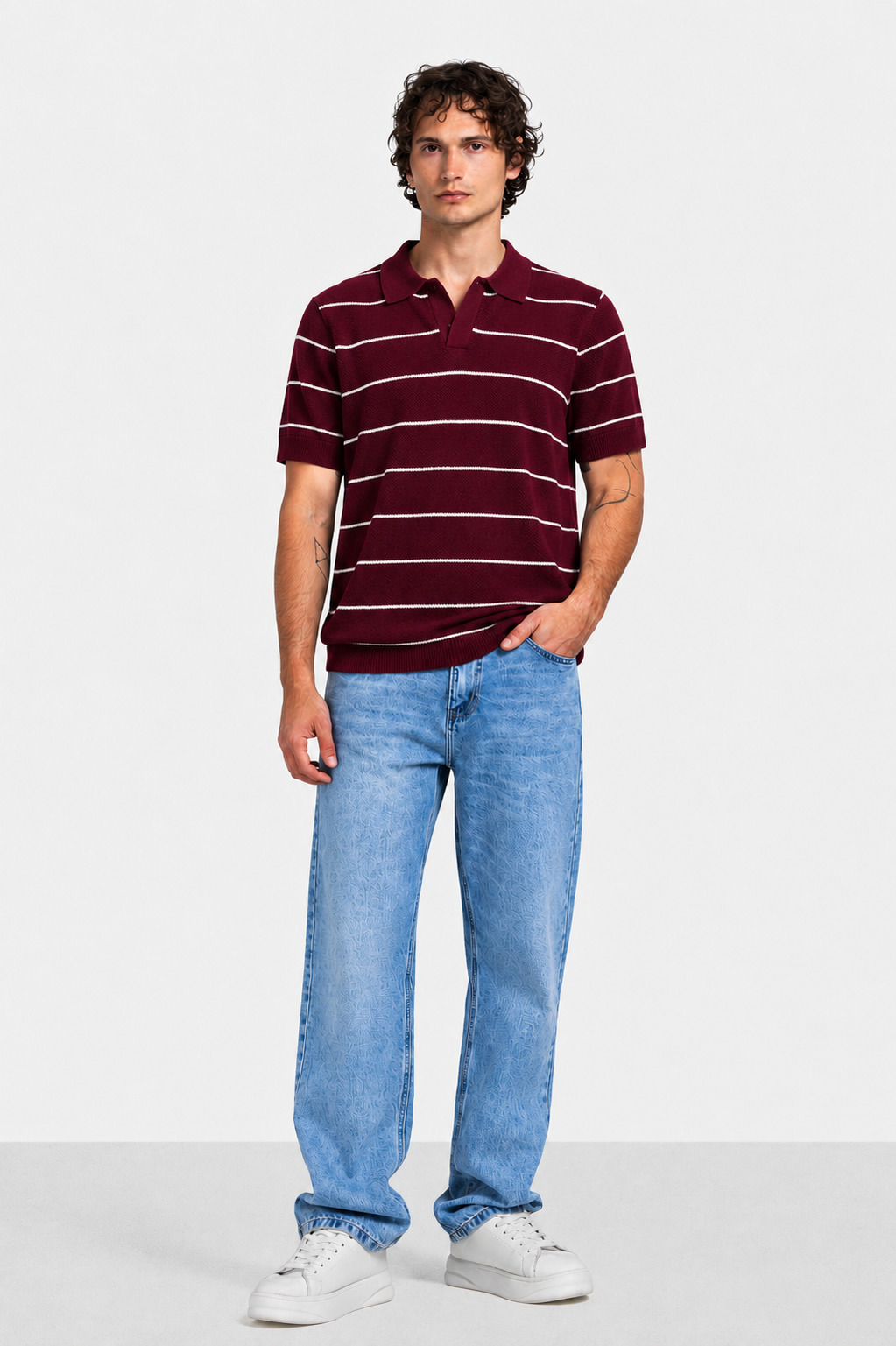 Polo T-Shirt - Men - Striped