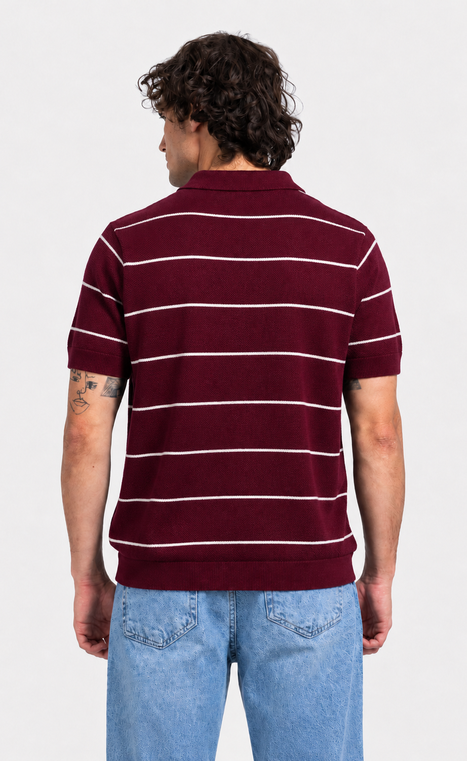 Men's Striped Short-Sleeve Polo Shirt – view 5